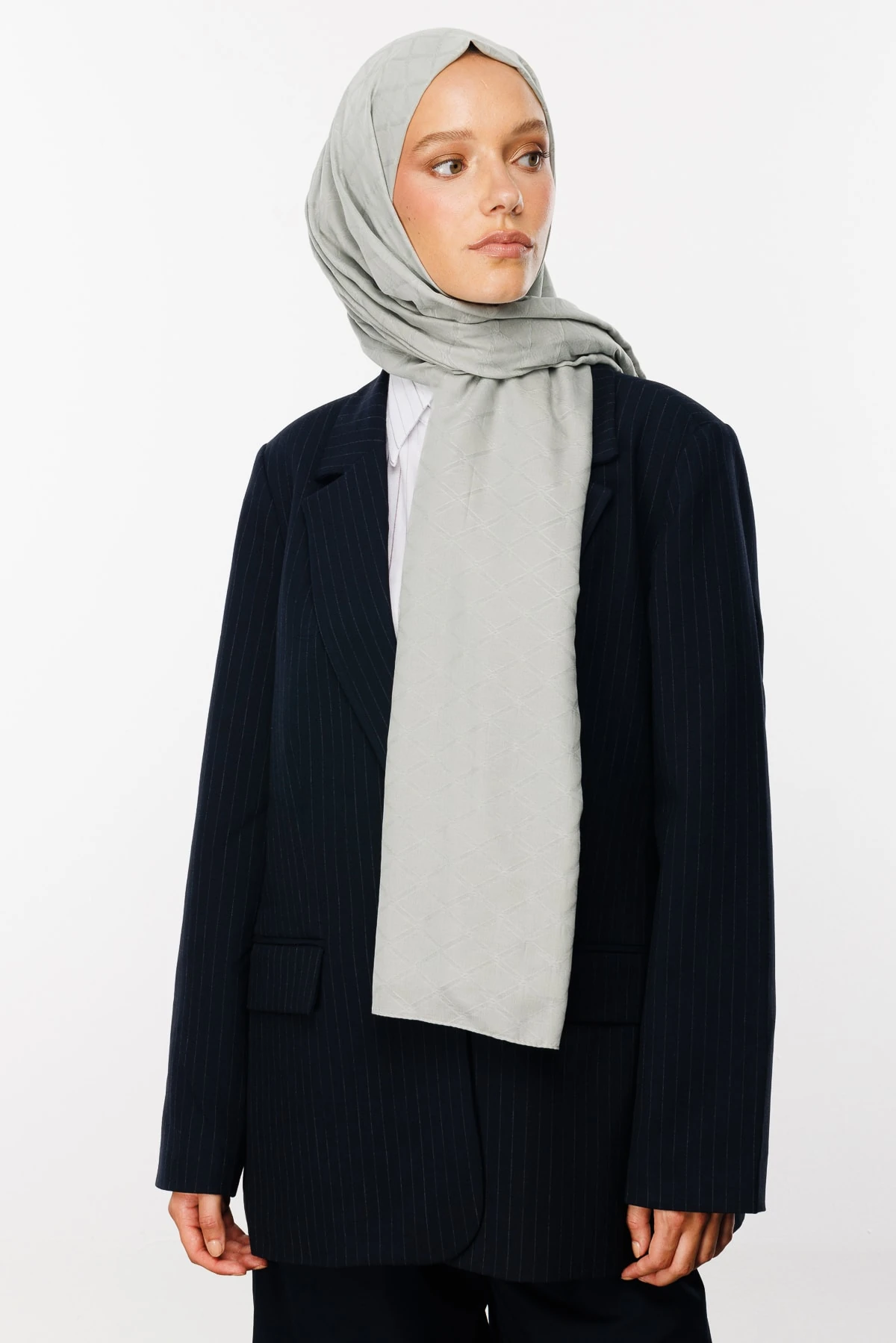 Bamboo Jacquard Shawl - Defne