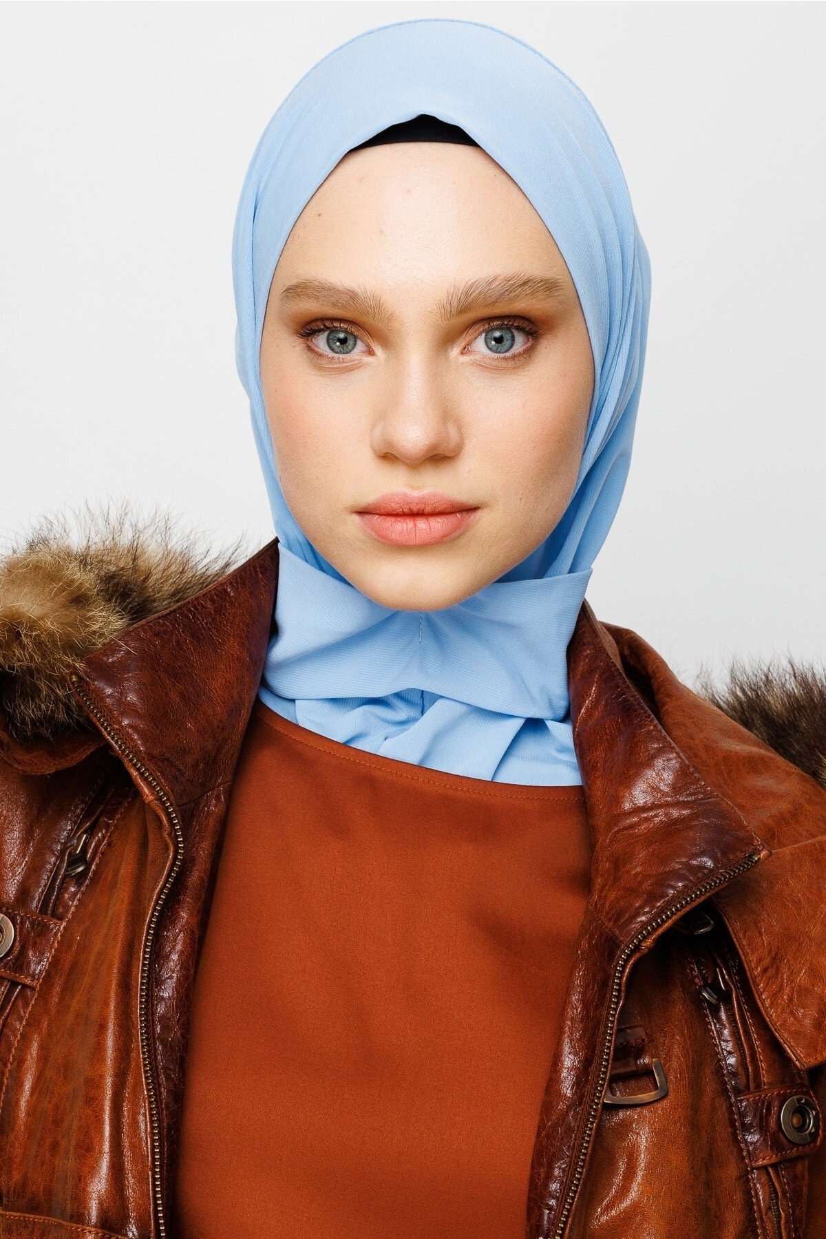 Wholesale Ready Shawls - Baby Blue