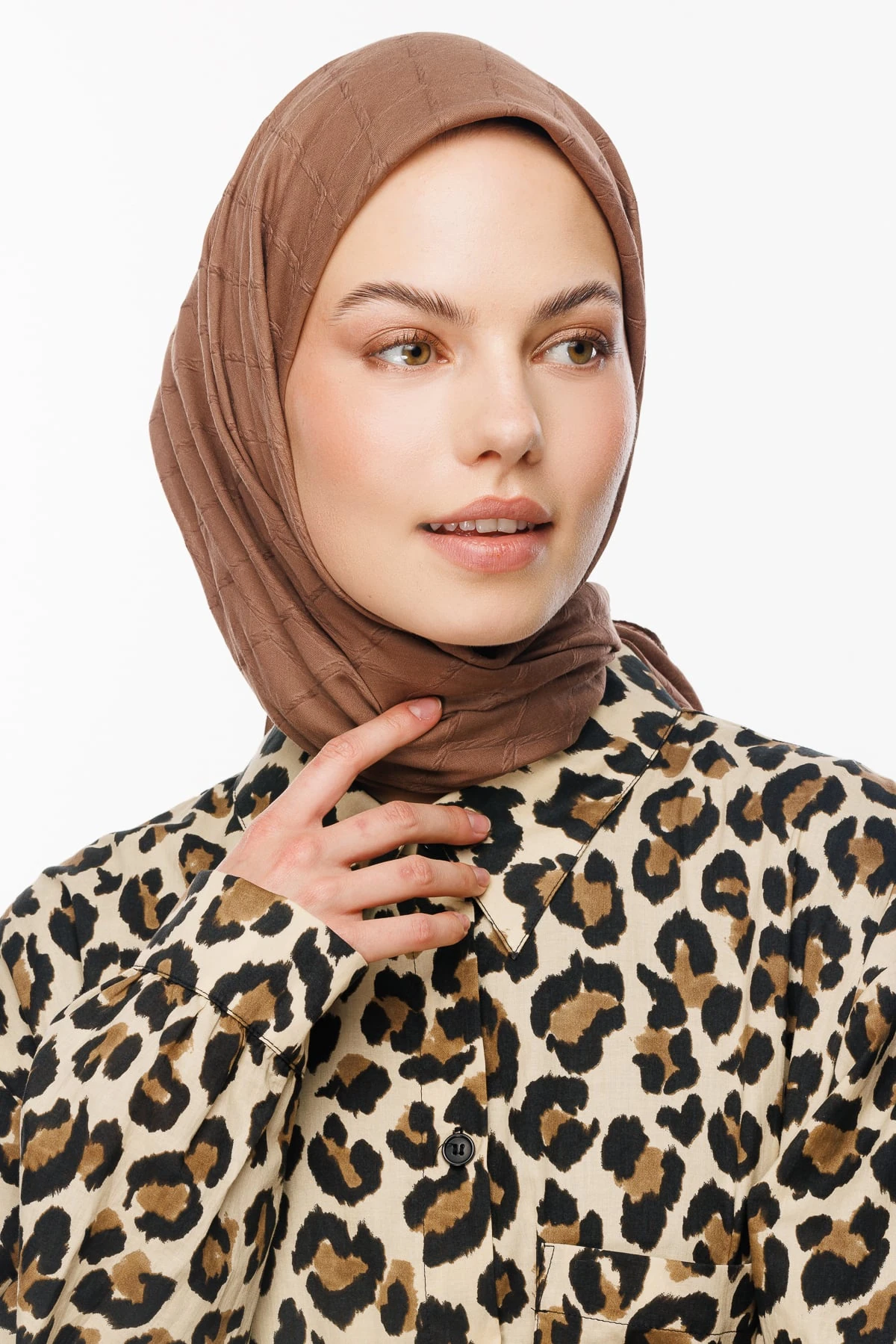 Bamboo Jacquard Scarf - Canyon