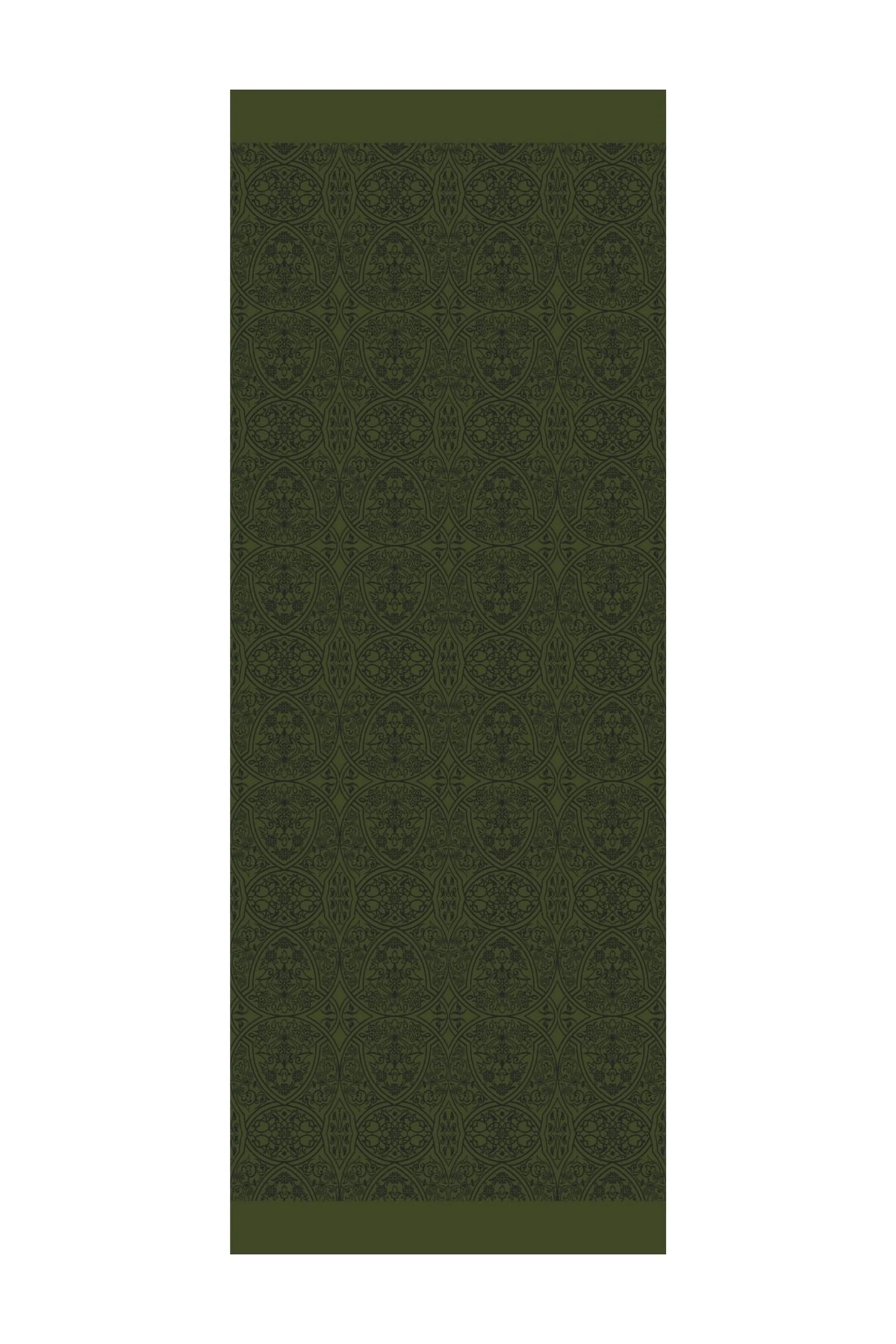 Morocco Pattern Double-Sided Shawl - Black-Khaki