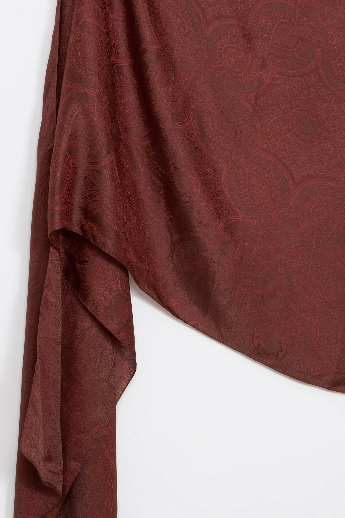 Shline Line Viscose Shawl - Bitter Coffee-Coffee