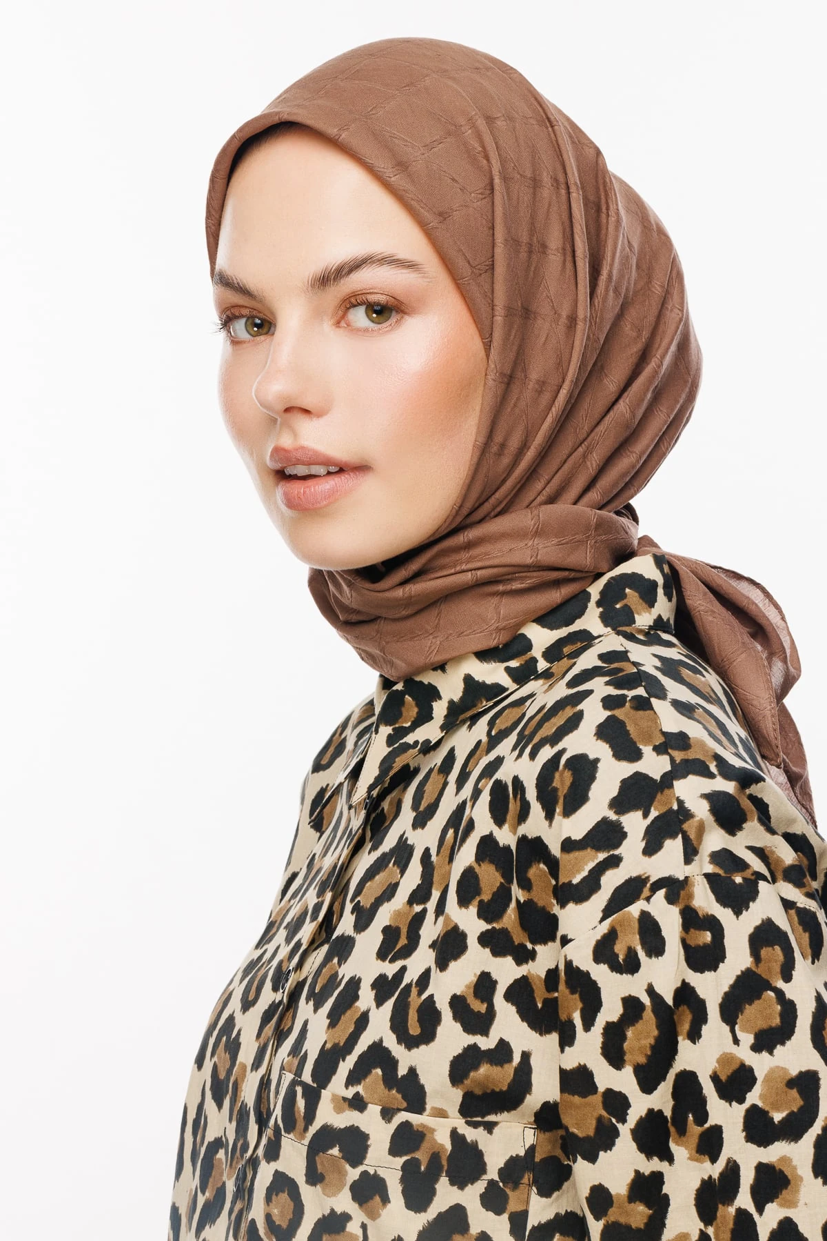 Bamboo Jacquard Scarf - Canyon