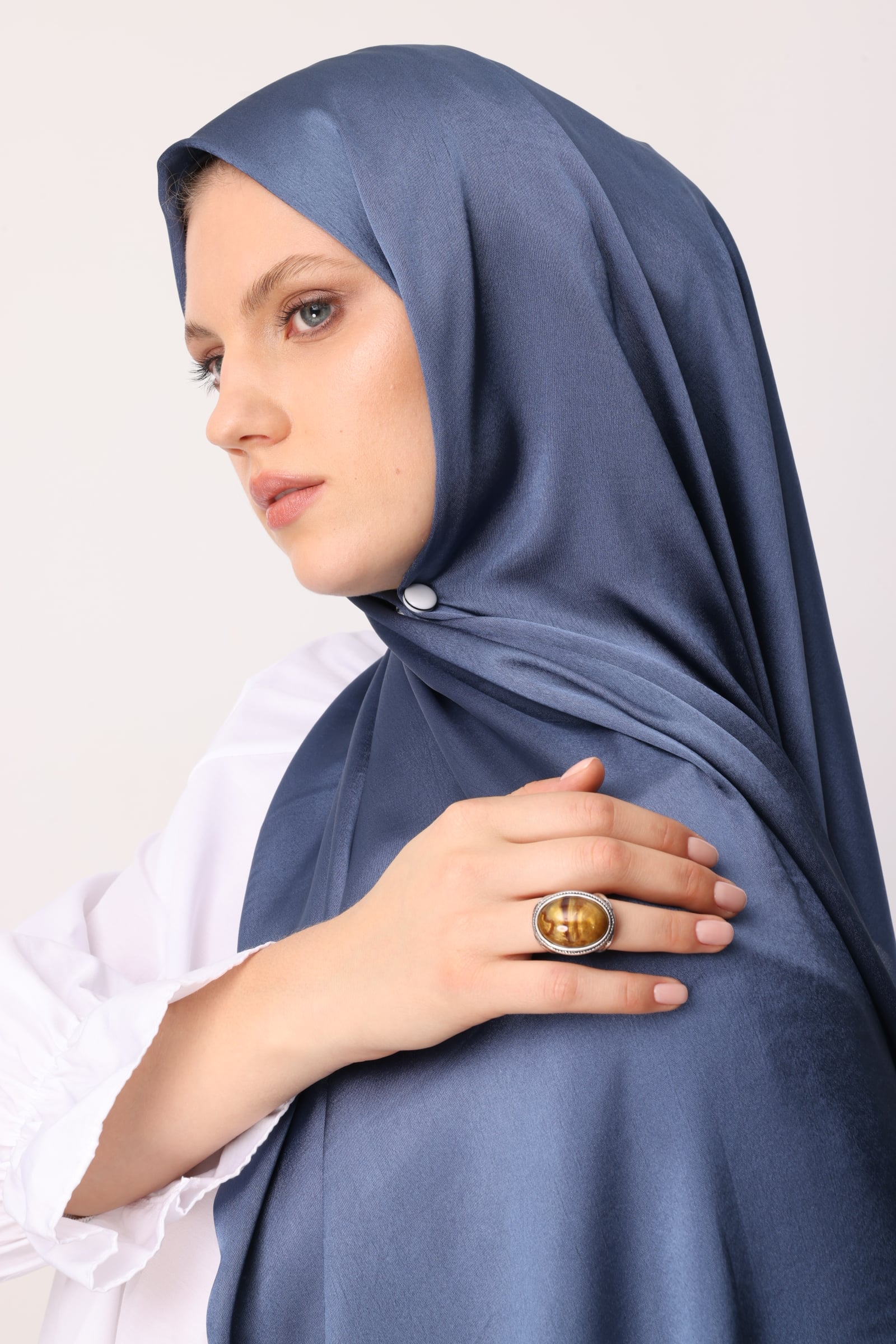 Toptan Diamond Aura Şal - İndigo