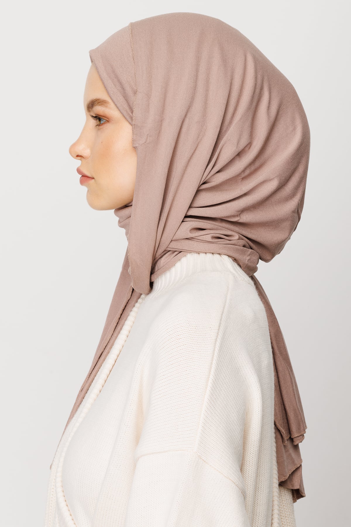 Toptan Penye Şal - Açık Vizon