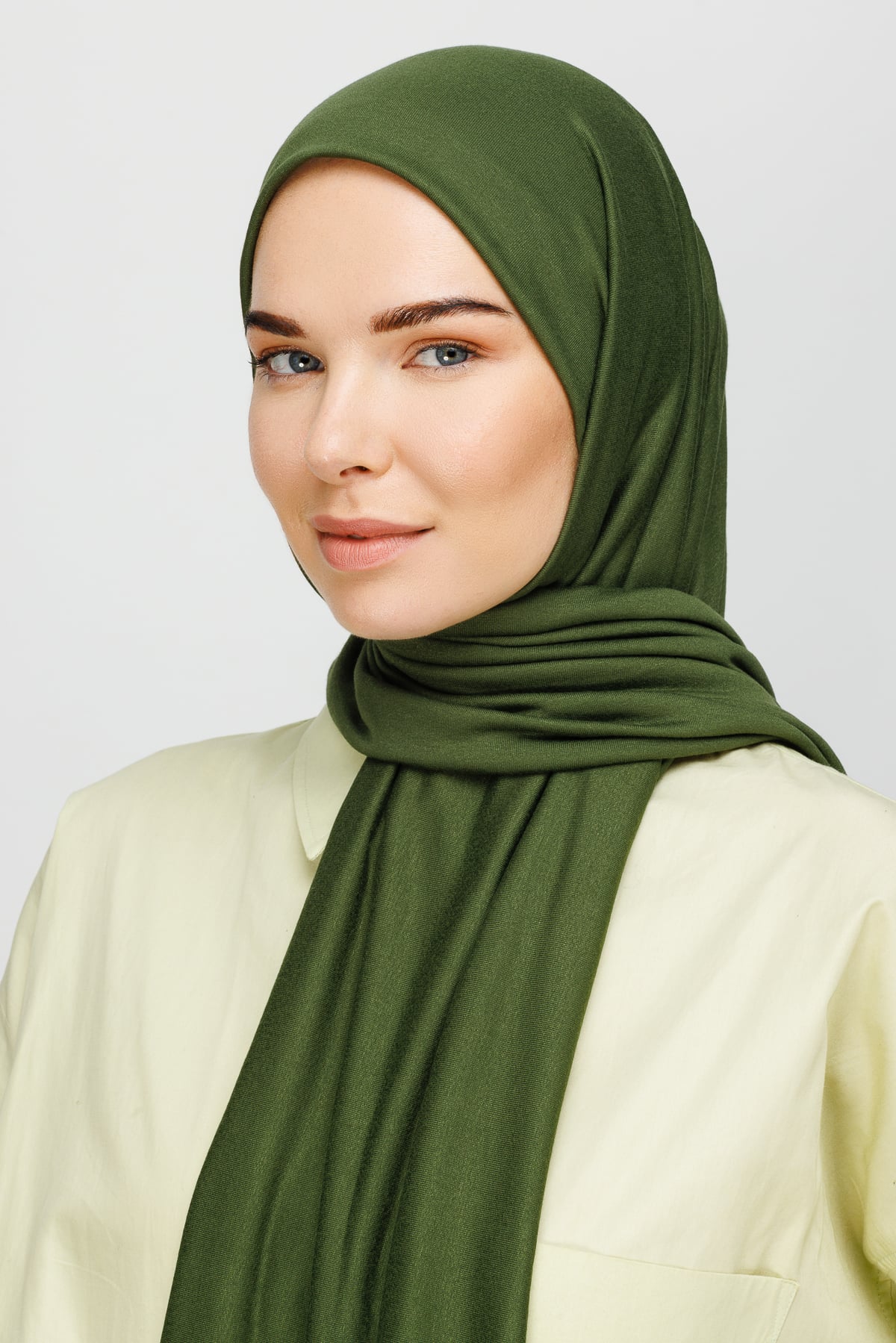Jersey Shawl - Army Green