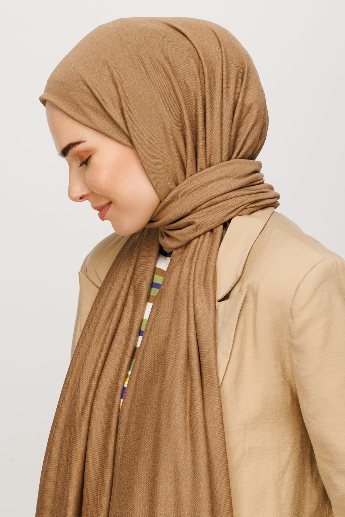 Toptan Penye Şal - Ceviz