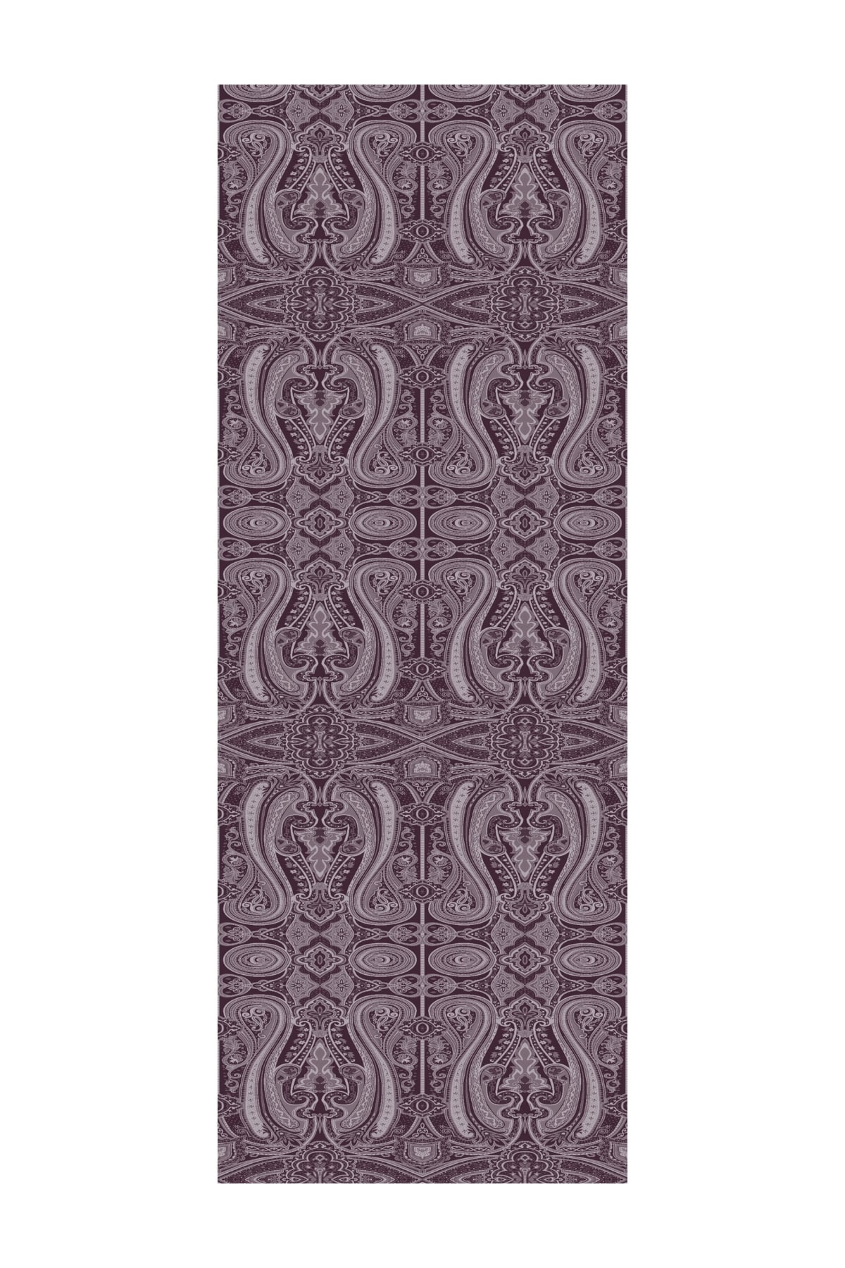 Liva Pattern Shine Line Shawl - Purple-Gray