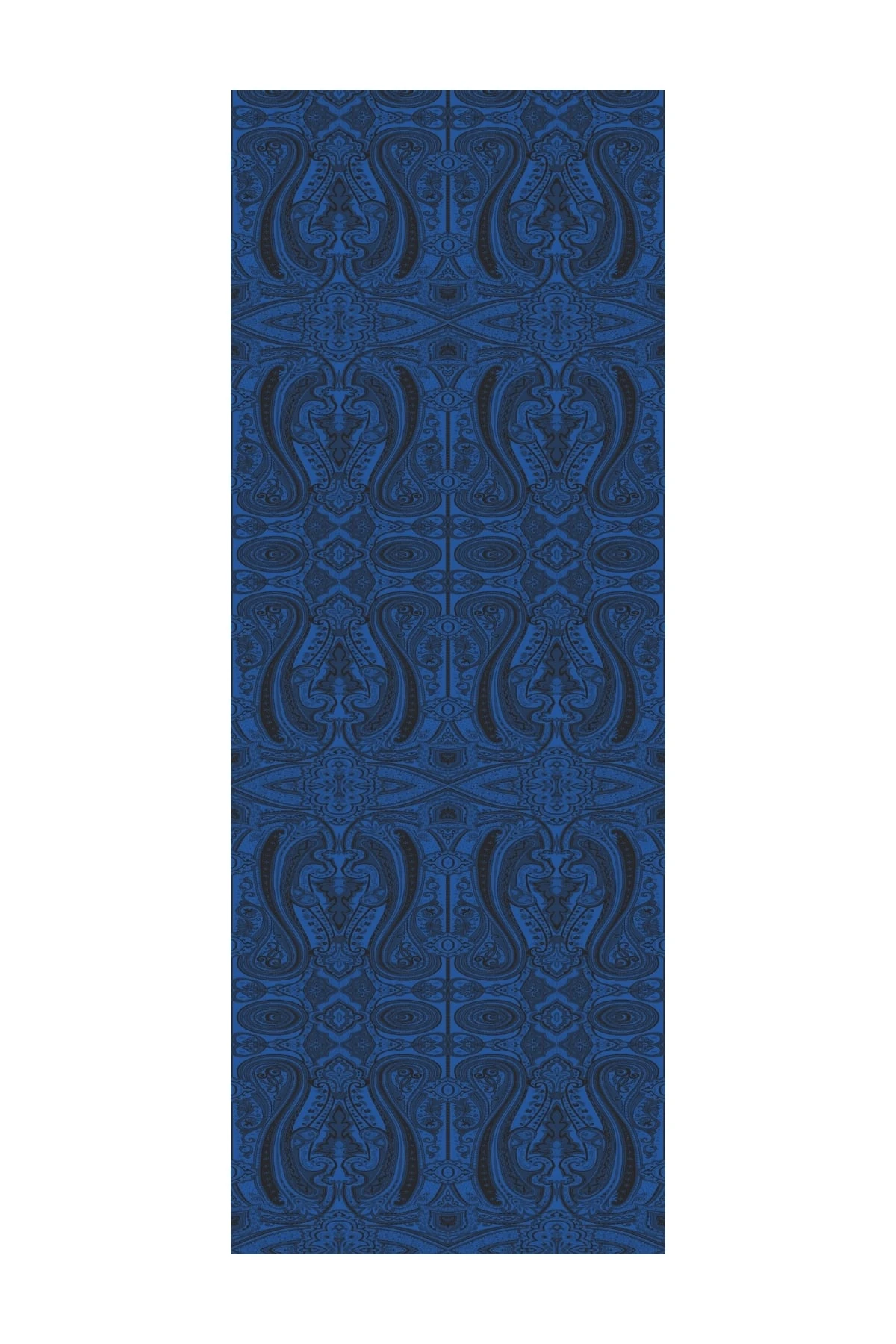 Toptan Liva Desen Shine Line Şal - Siyah-İndigo