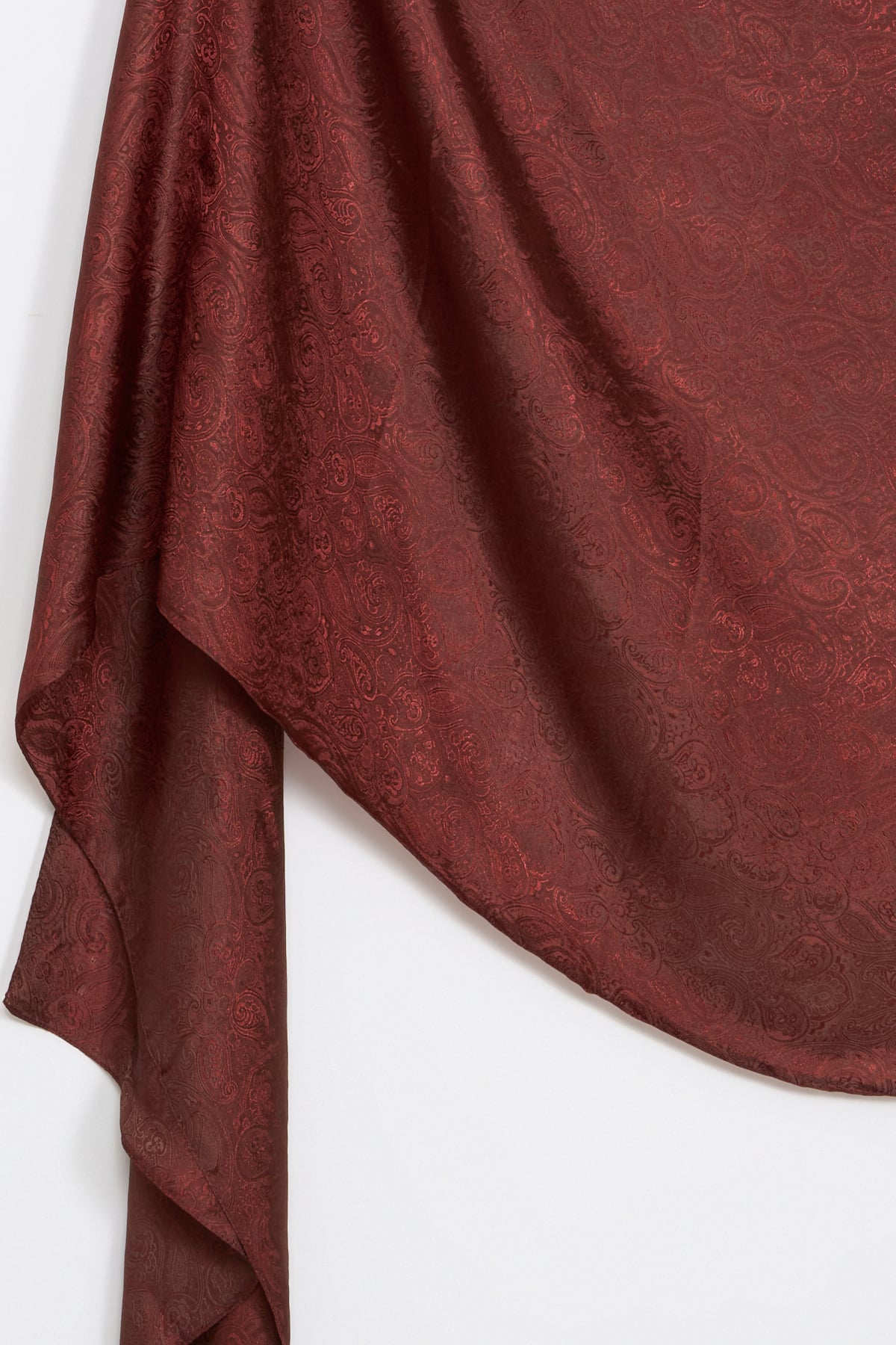 Moren Pattern Shine Line Shawl - Bitter Coffee-Coffee