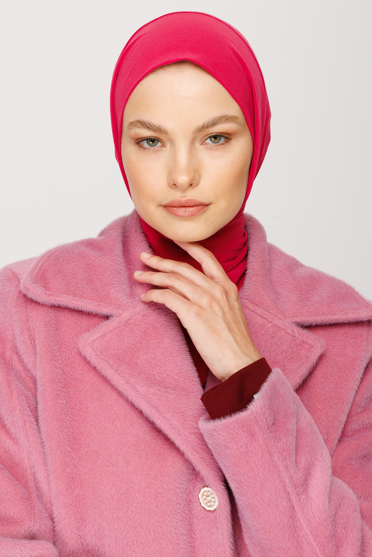 Toptan Hazır Şal - Fuşya