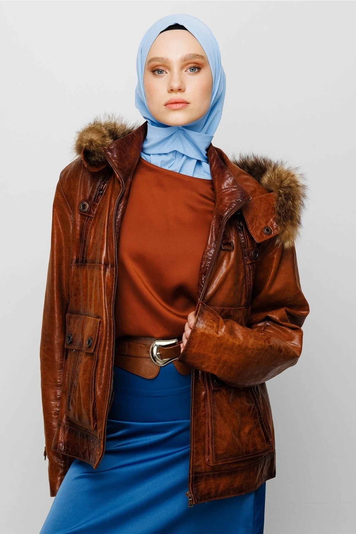 Wholesale Ready Shawls - Baby Blue