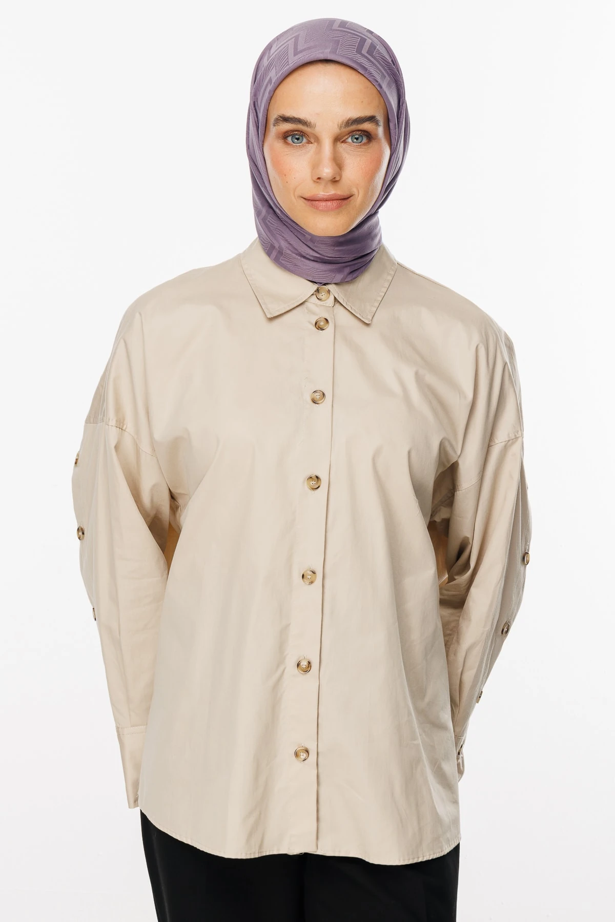 Toptan Viora Desen İpeksi Jakar Eşarp - Lavanta