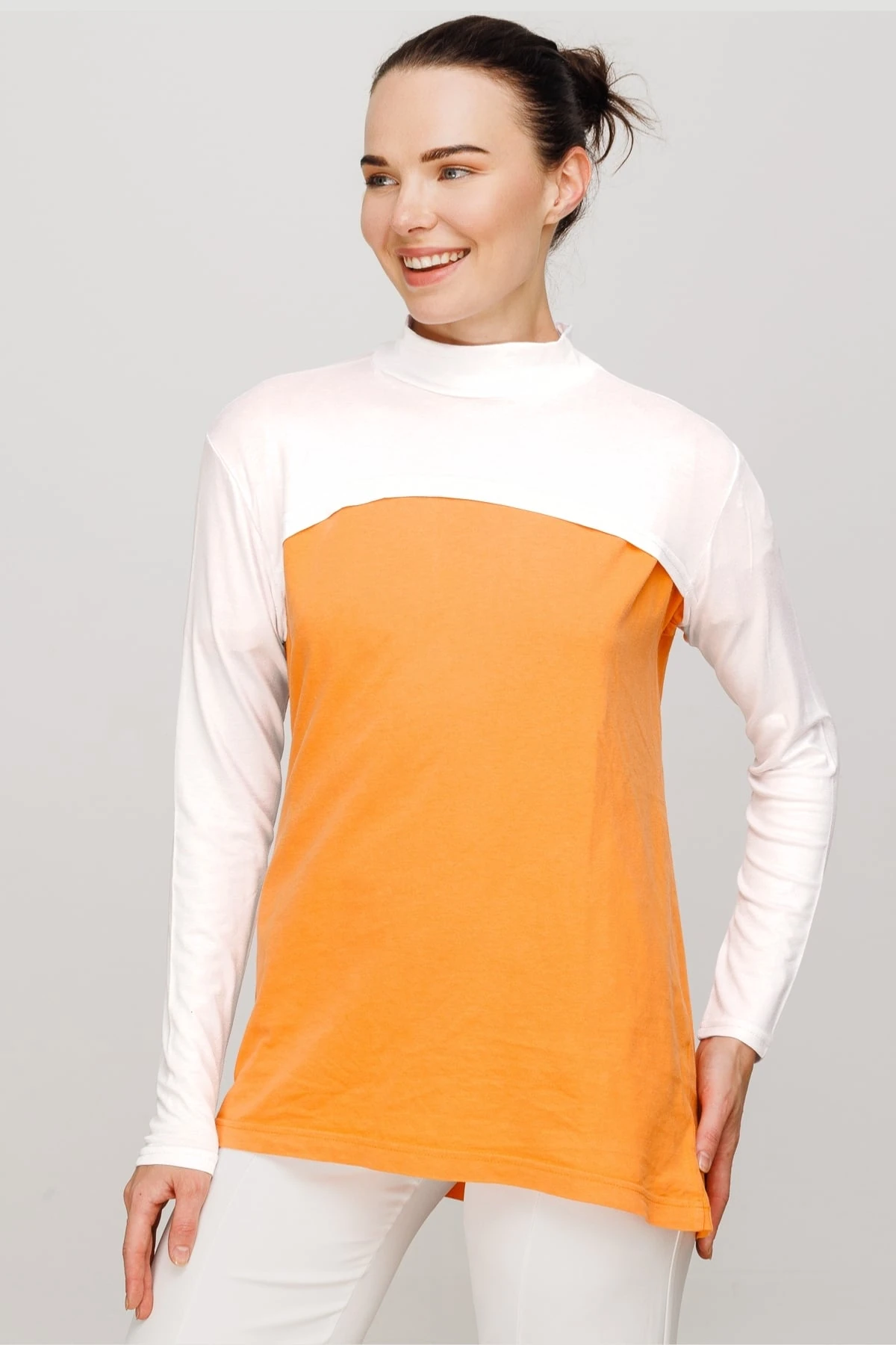 Toptan Boyunluklu Kolluk - Ekru