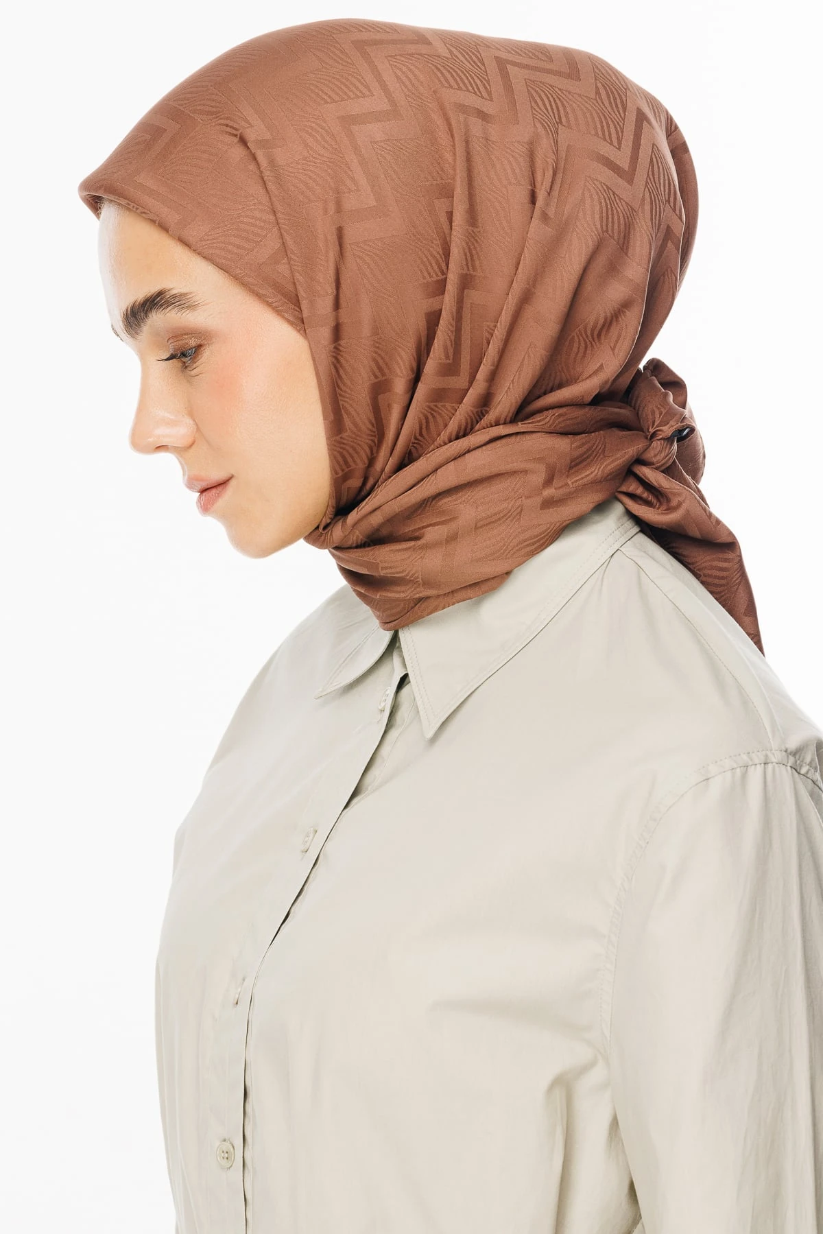 Toptan Viora Desen İpeksi Jakar Eşarp - Yalı