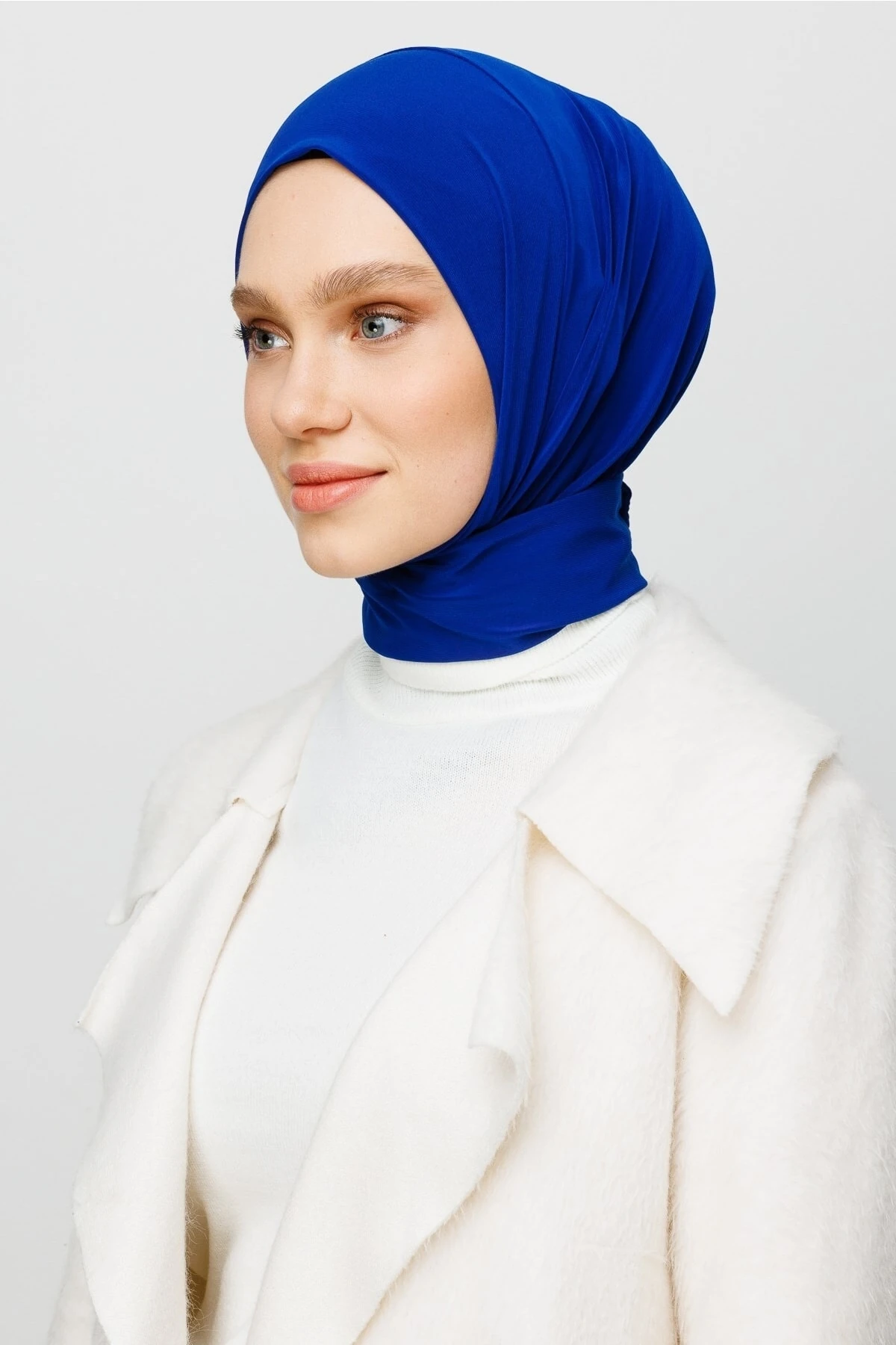 Wholesale Ready Shawls - Saxe Blue
