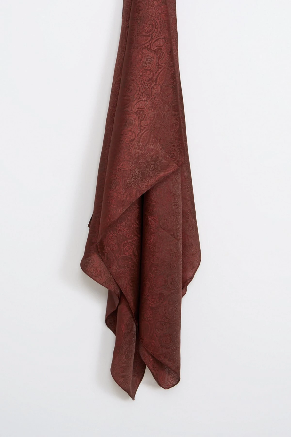 Moren Pattern Shine Line Shawl - Bitter Coffee-Coffee