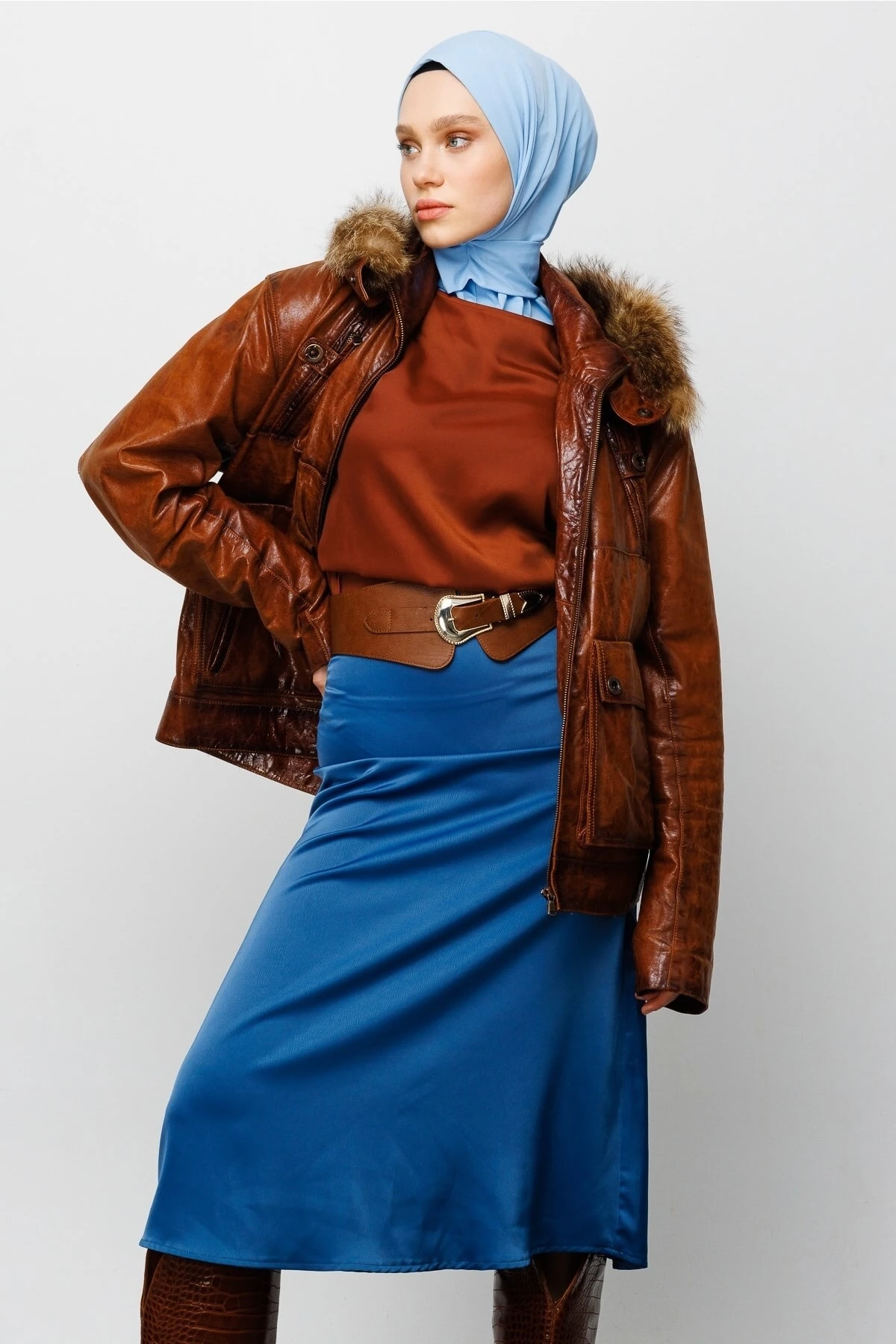 Wholesale Ready Shawls - Baby Blue