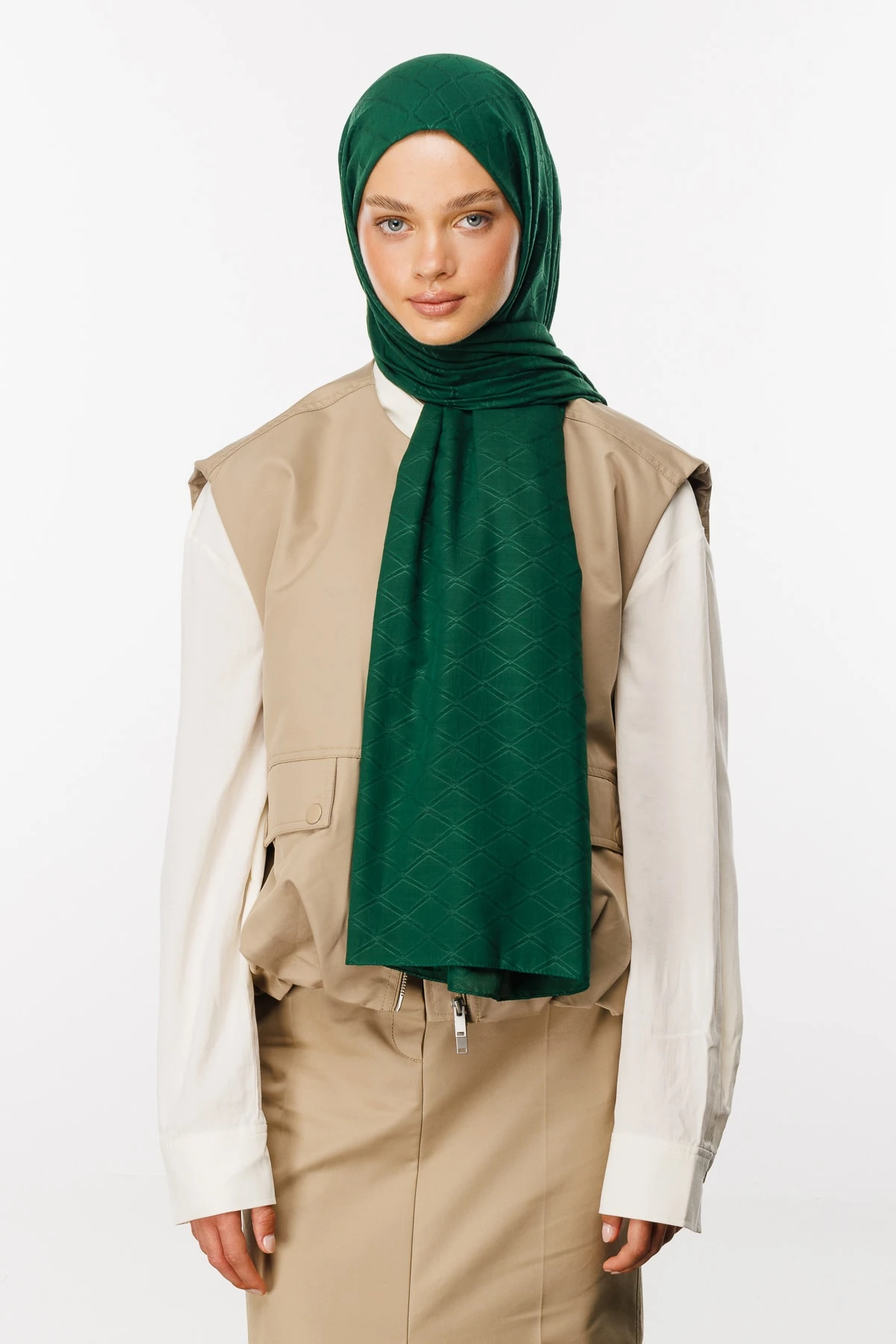 Bamboo Jacquard Shawl - Yesim