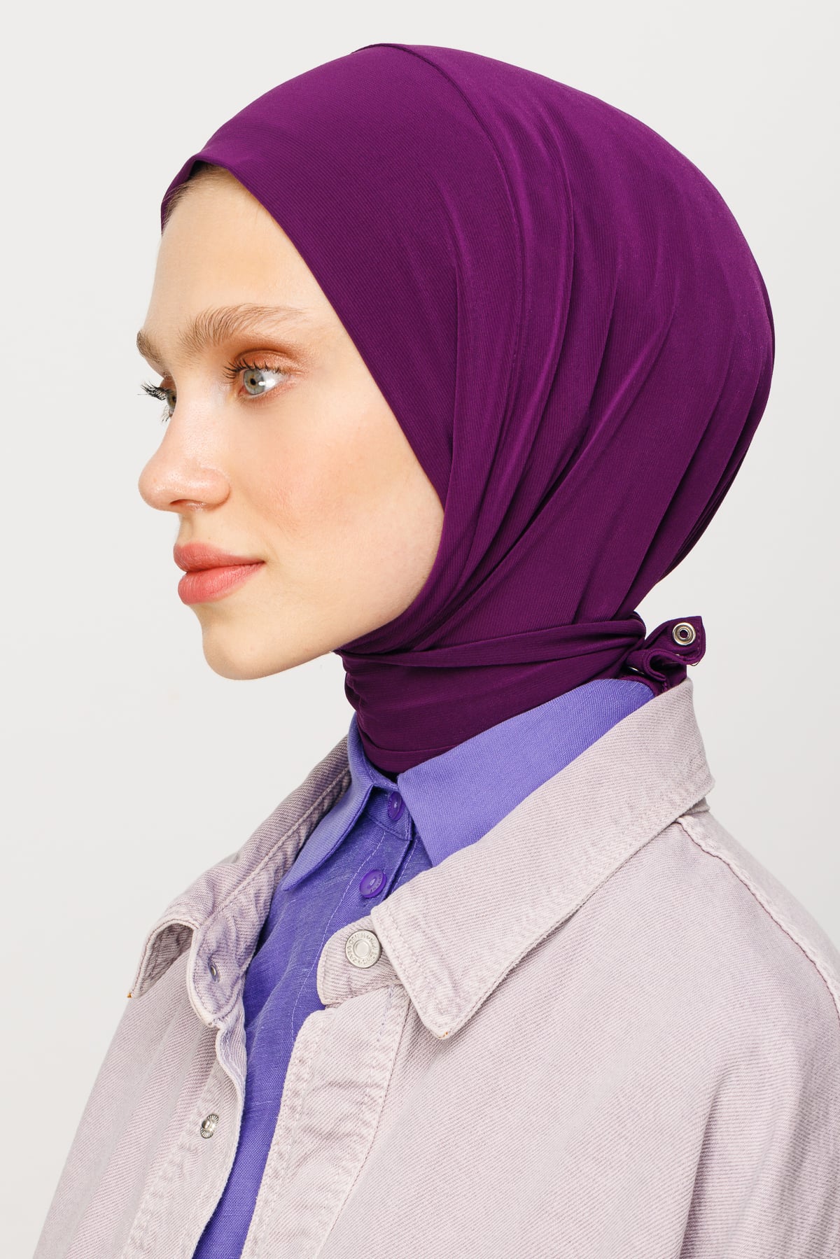 Toptan Hazır Şal - Menekşe