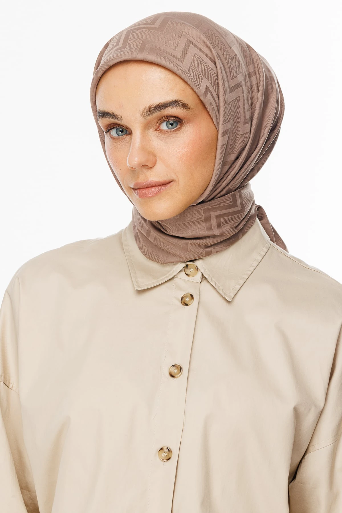 Toptan Viora Desen İpeksi Jakar Eşarp - Kanyon