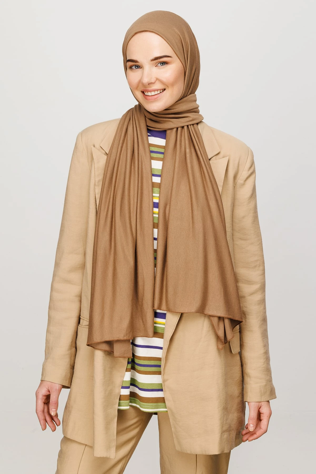 Toptan Penye Şal - Ceviz