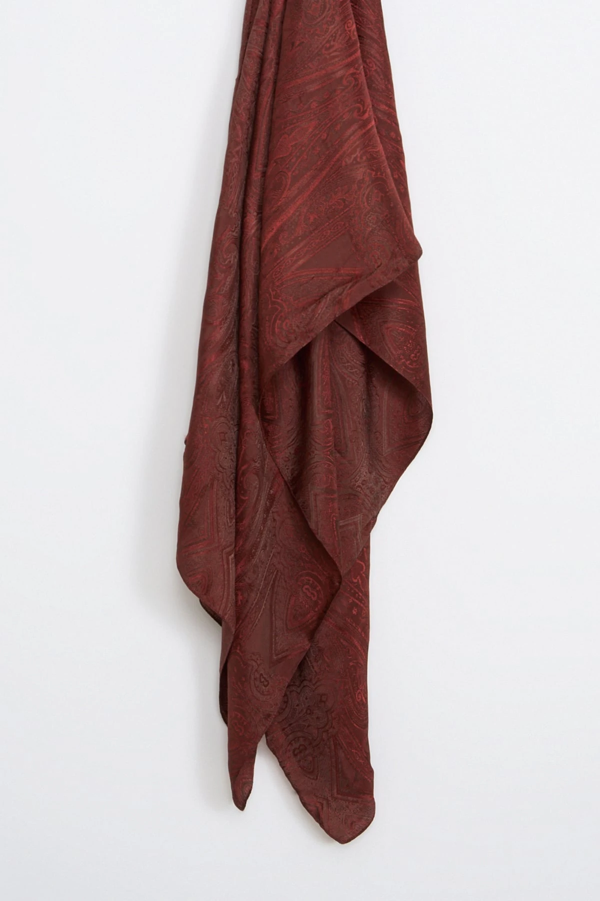 Toptan Liva Desen Shine Line Şal - Acı Kahve-Kahve