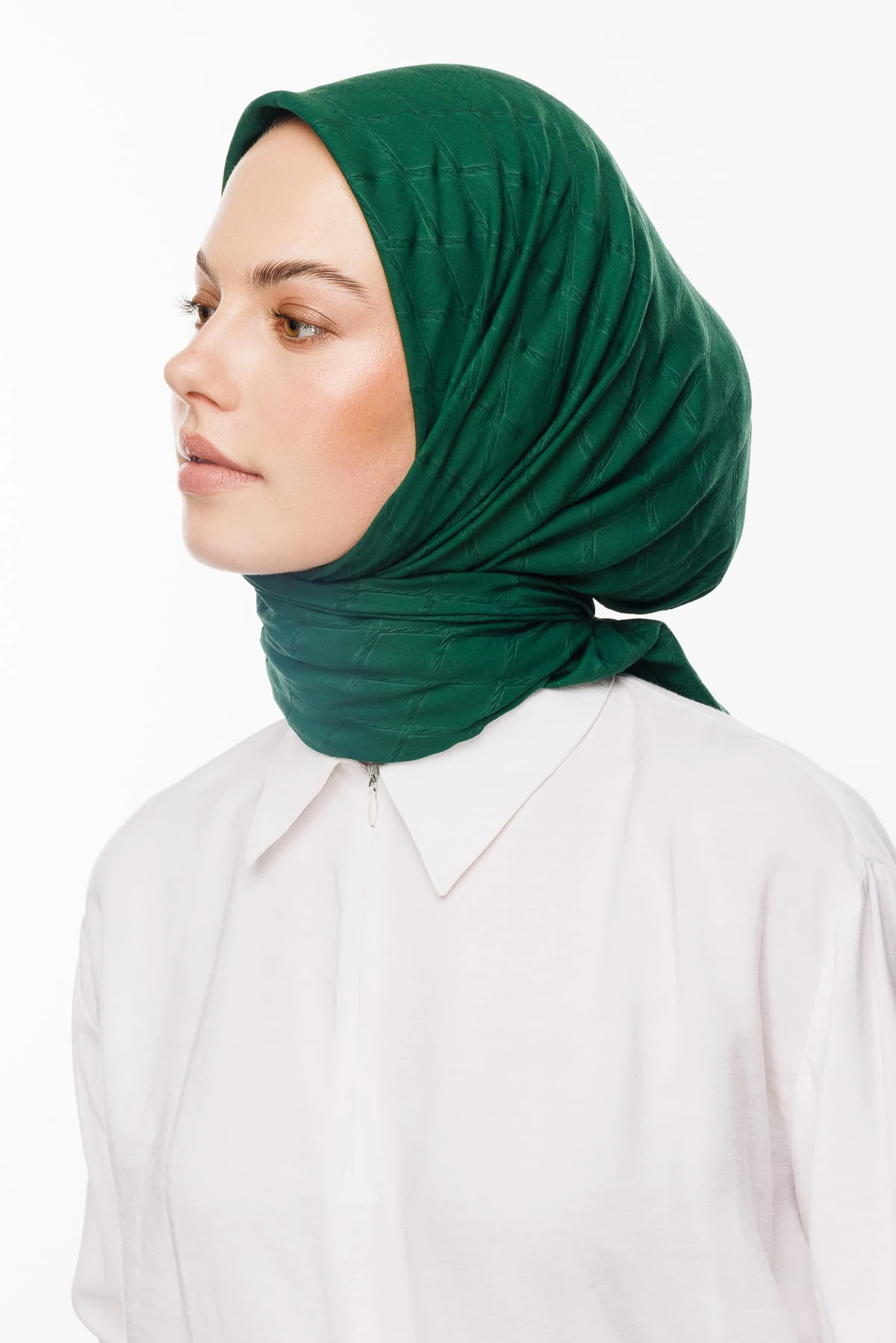 Toptan Bambu Jakar Eşarp - Yeşim