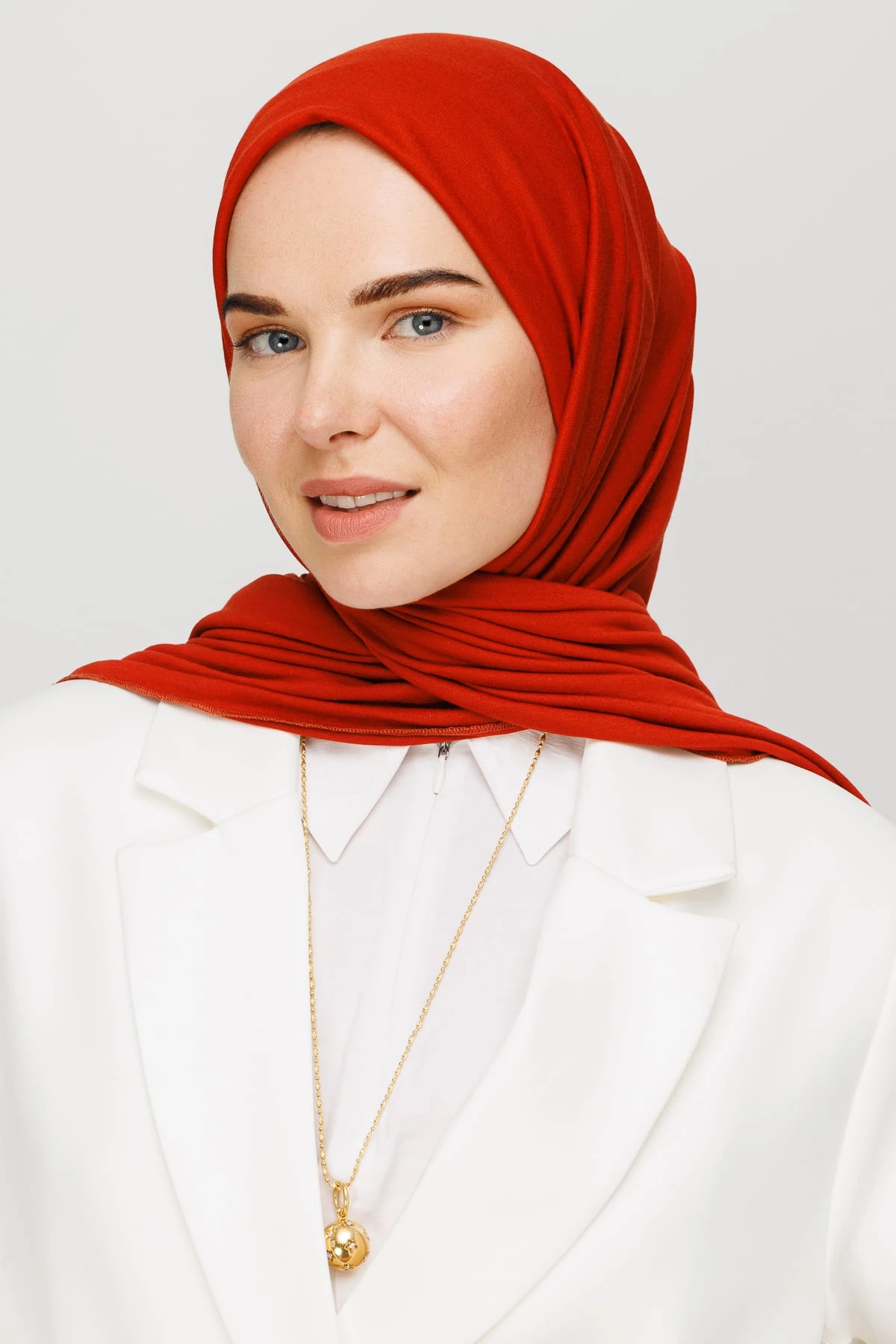 Toptan Penye Şal - Kiremit