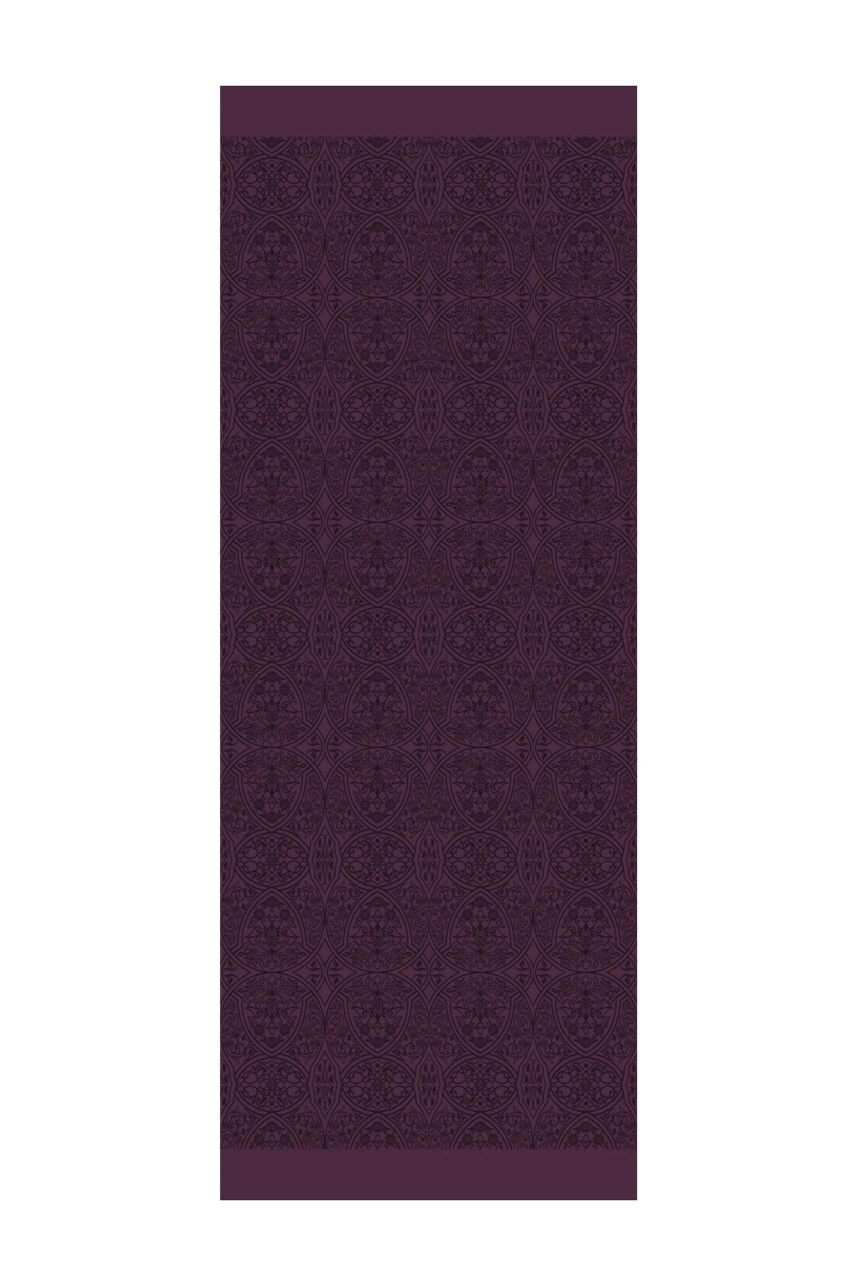 Morocco Pattern Double-Sided Shawl - Purple-Black