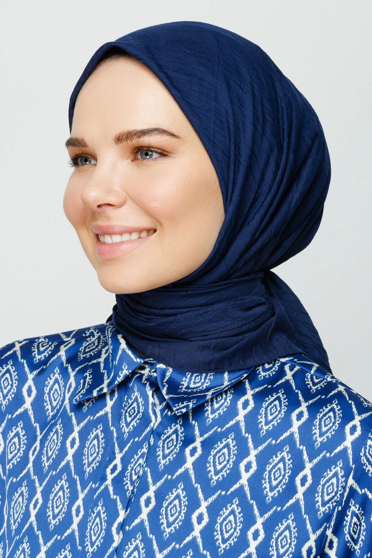 Bamboo Scarf - Navy Blue