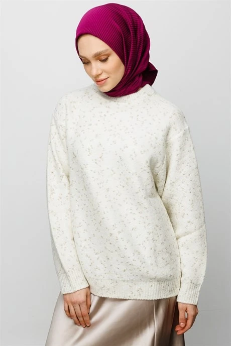 Toptan Pilise Eşarp - Mürdüm