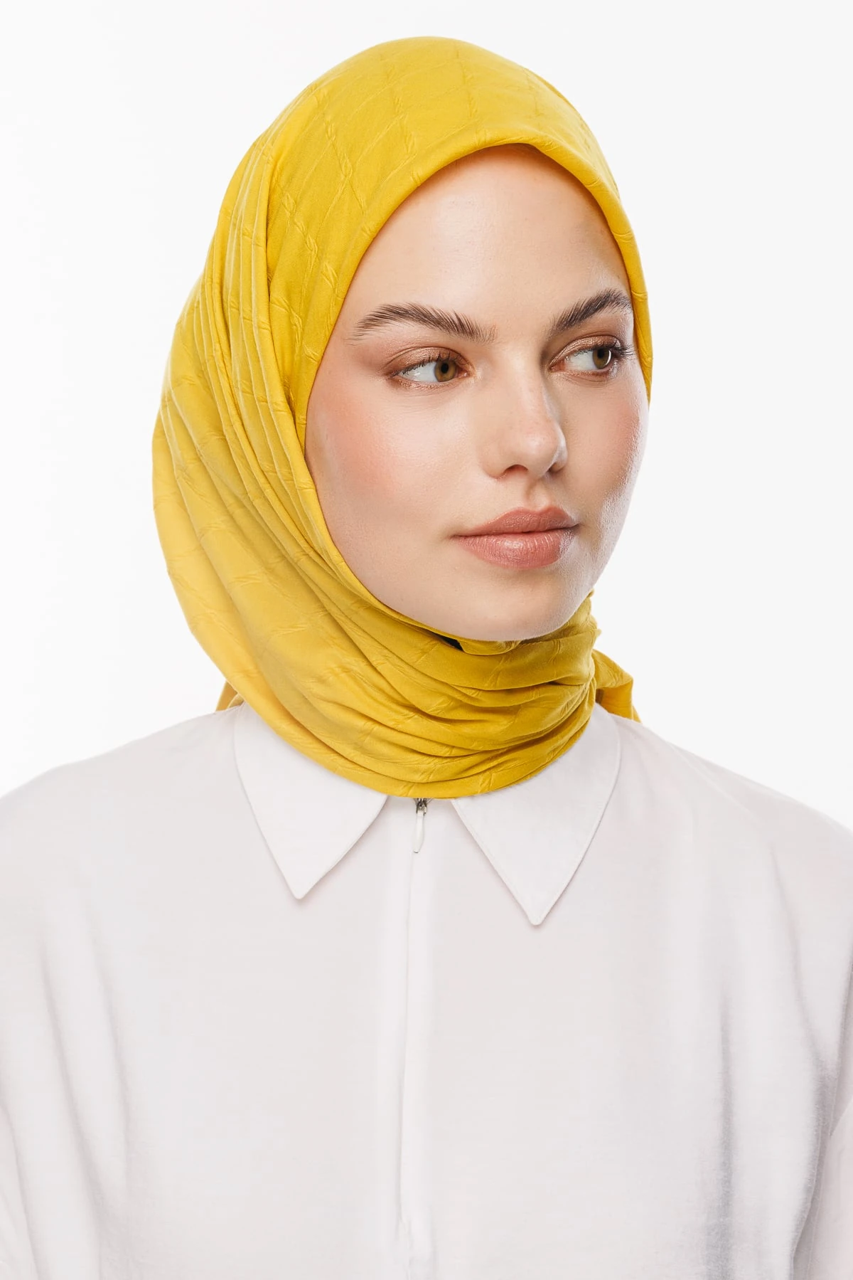 Bamboo Jacquard Scarf - Apricot