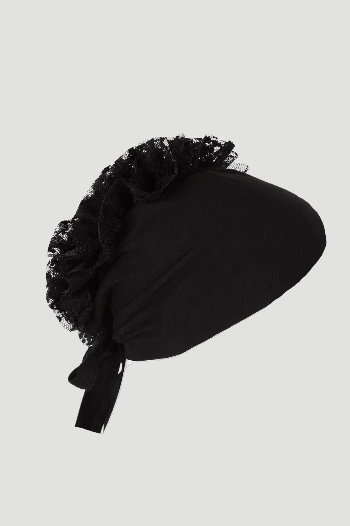 Toptan Fırfırlı Bone - Black