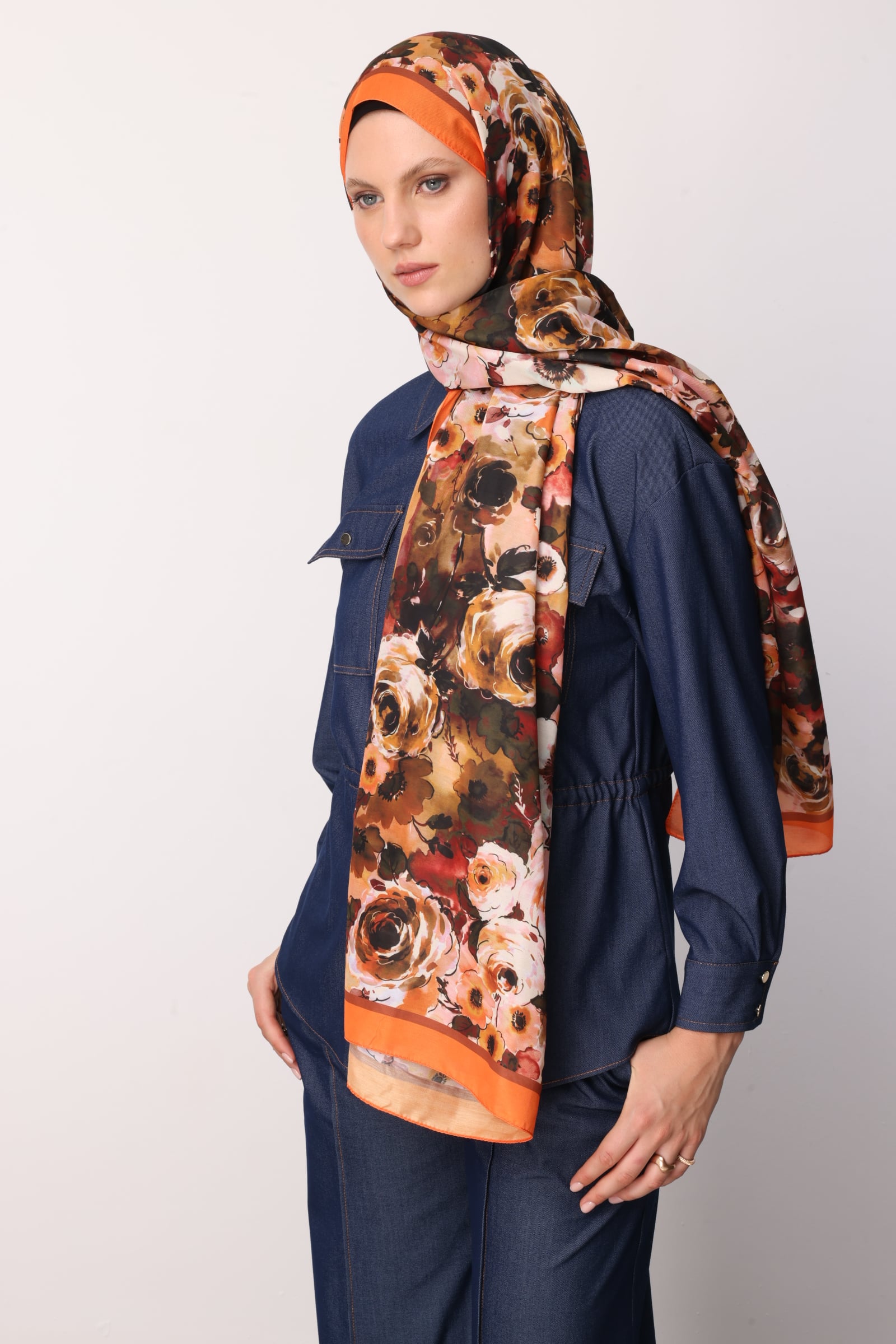 Toptan Vensel Desen Pamuk Şal