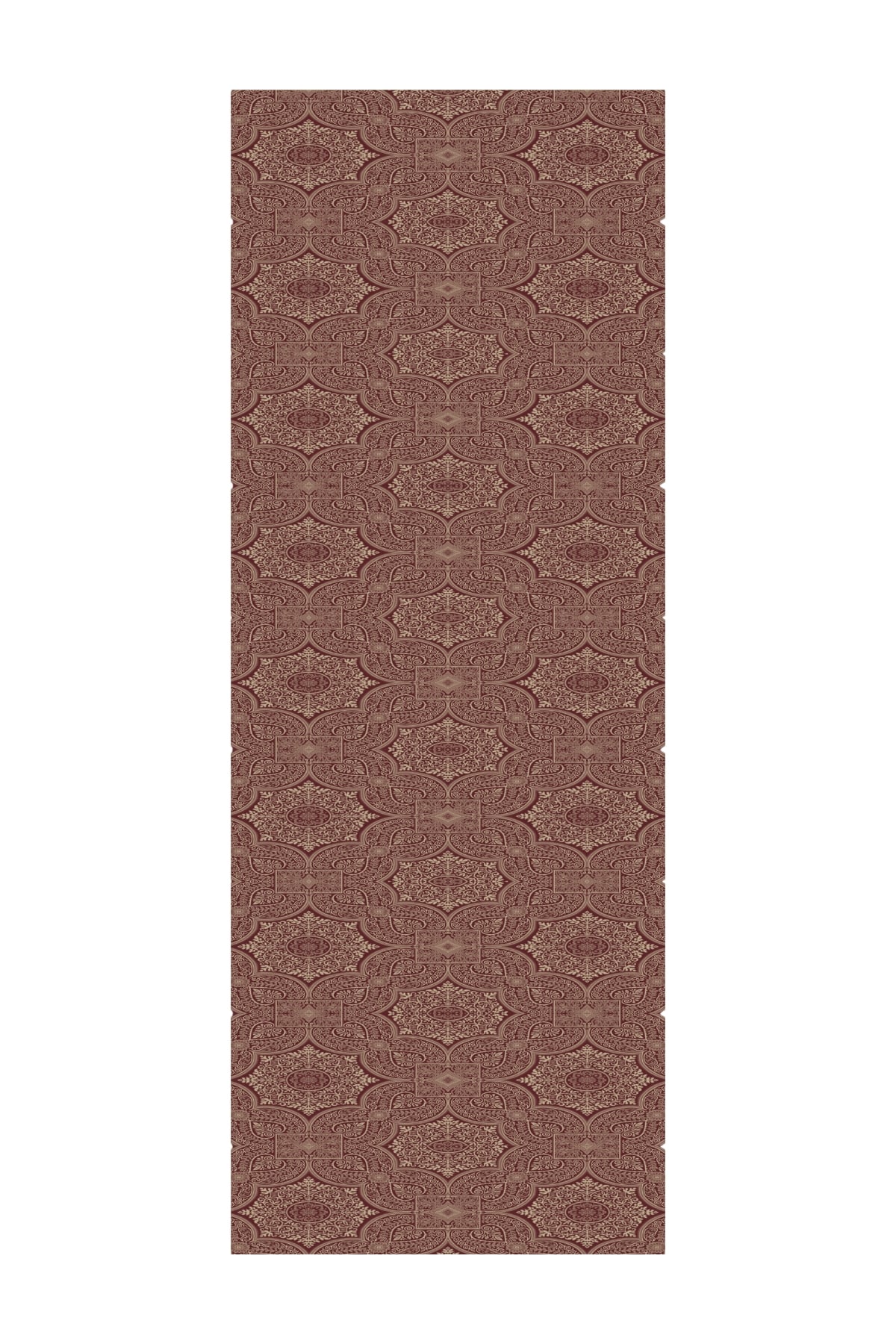 Shline Line Viscose Shawl - Damson-Salmon