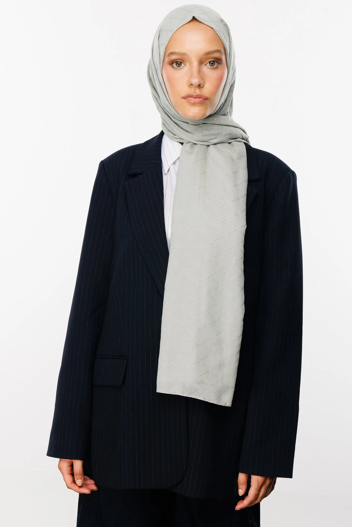 Bamboo Jacquard Shawl - Defne