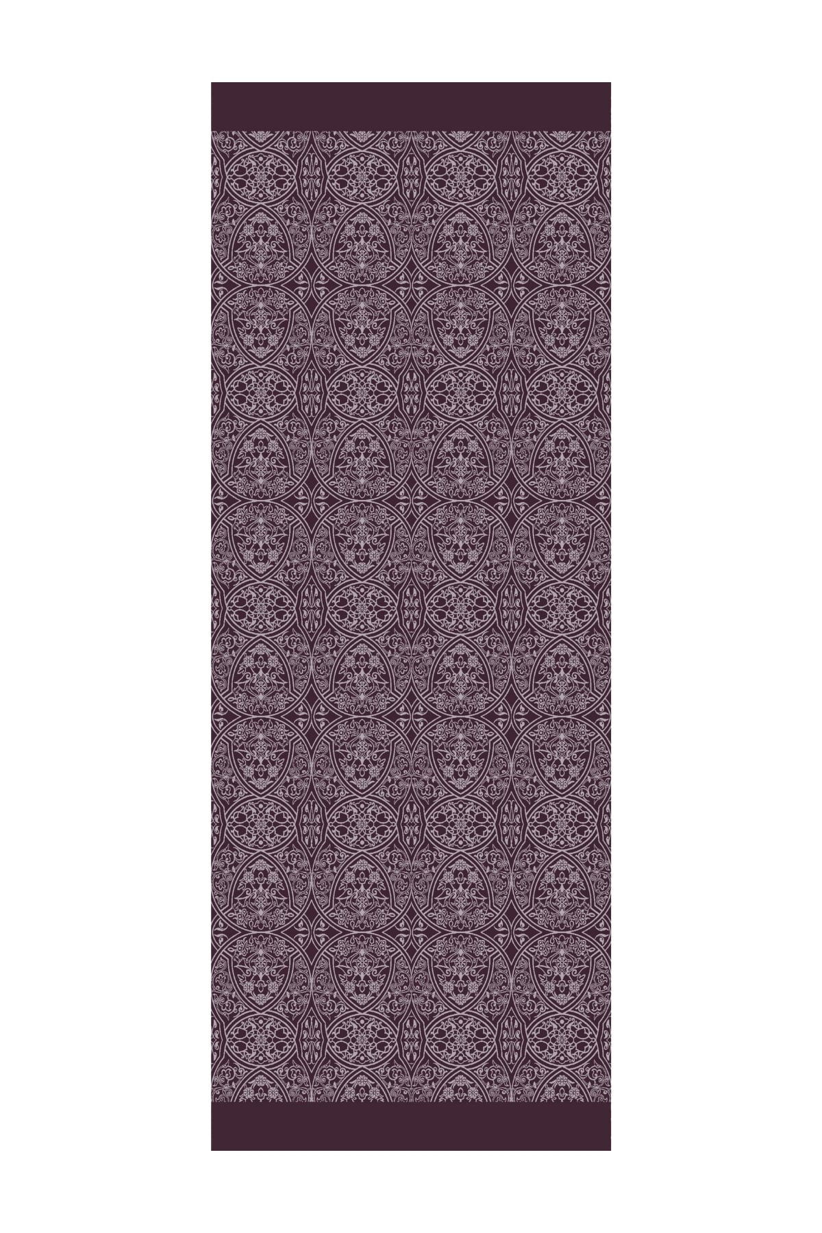 Morocco Pattern Double-Sided Shawl - Purple-Gray
