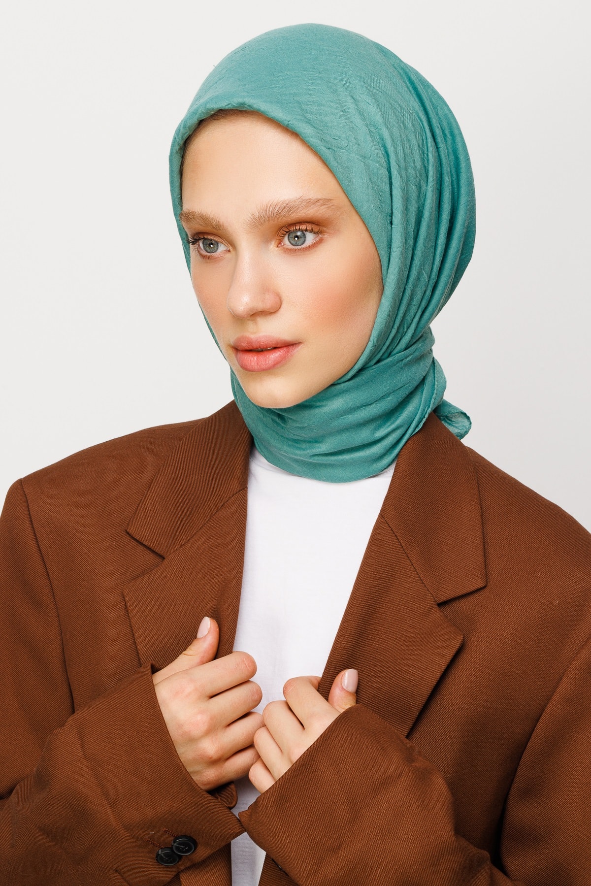 Toptan Bambu Eşarp - Mint Yeşili