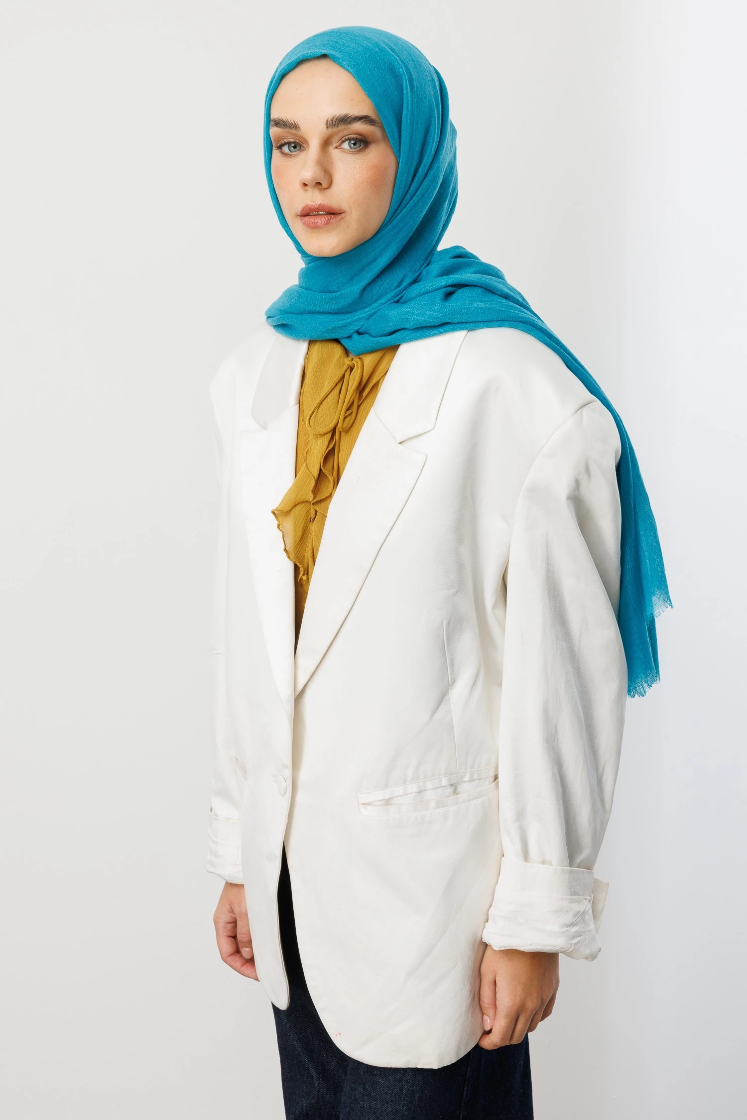 Toptan Dubai Şal - Turkuaz