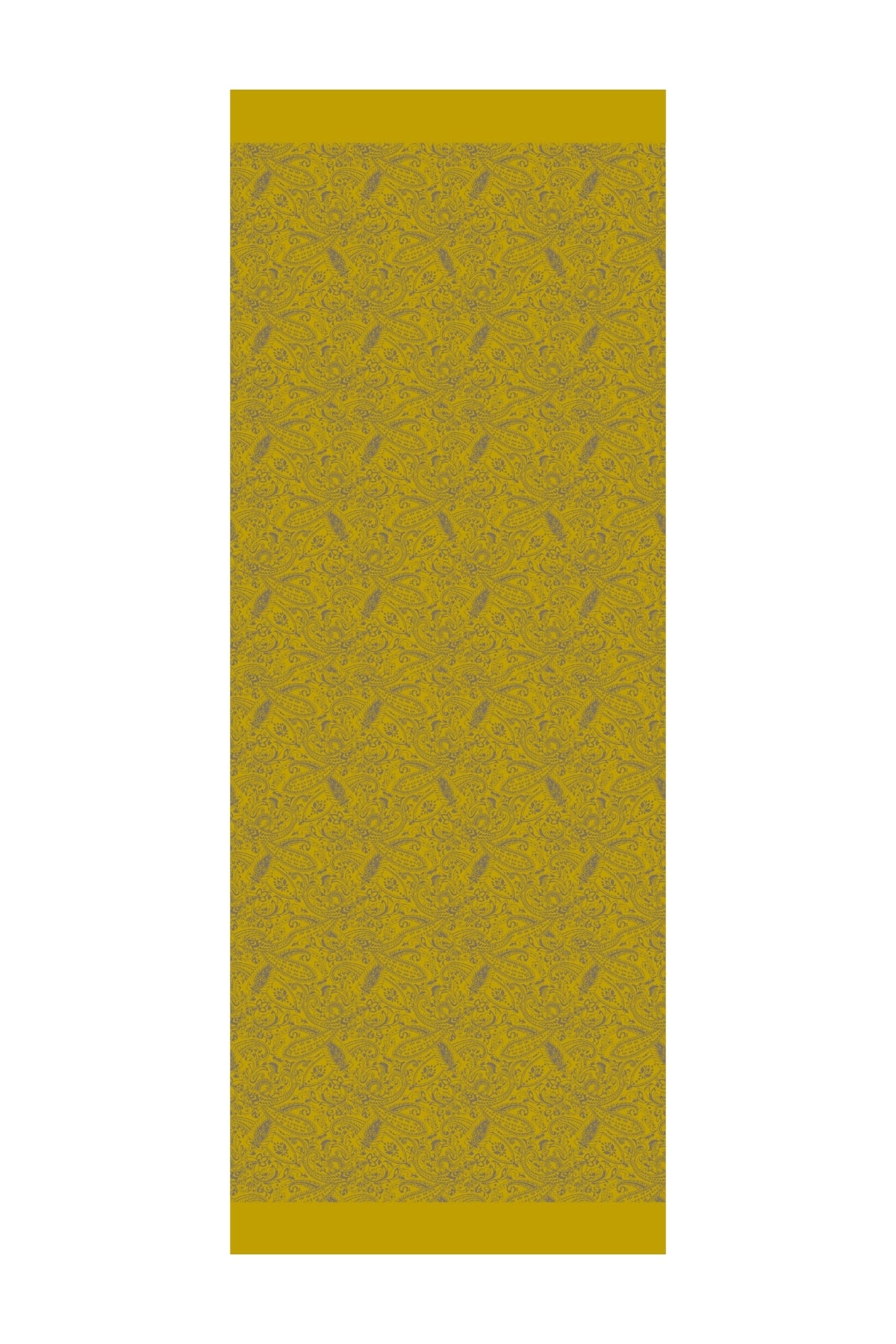 Velora-Pattern Reversible Shawl - Dark Gray-Mustard