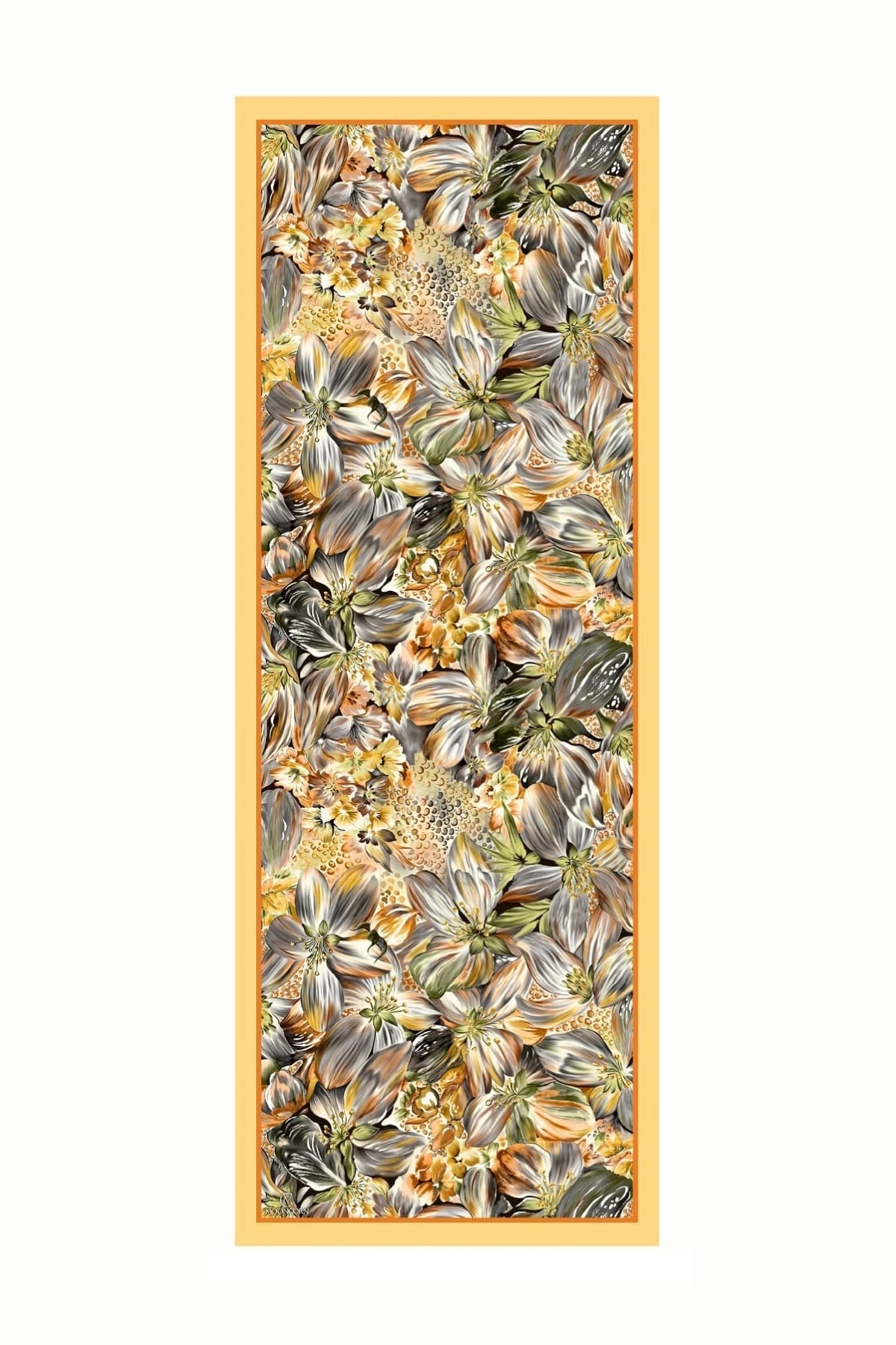 Wholesale Larin Pattern Cotton Shawl - Apricot