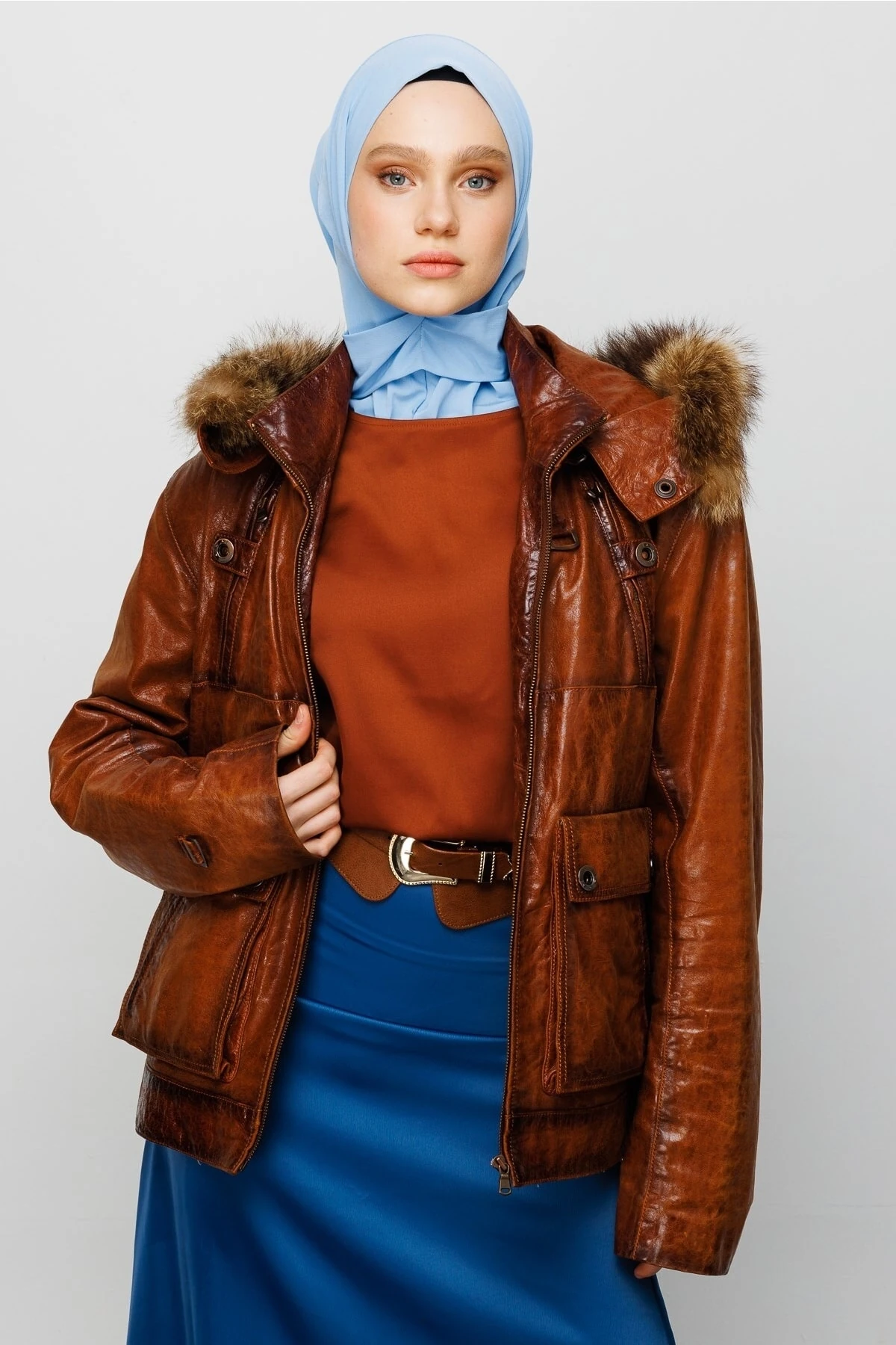 Wholesale Ready Shawls - Baby Blue