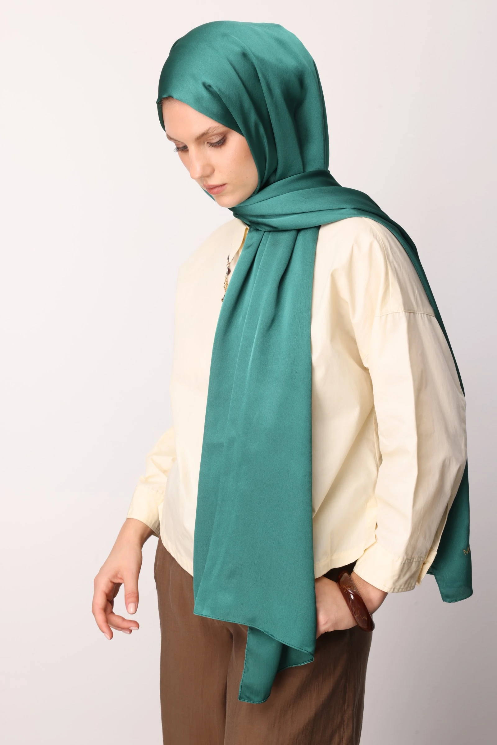 Toptan Diamond Aura Şal - Zümrüt