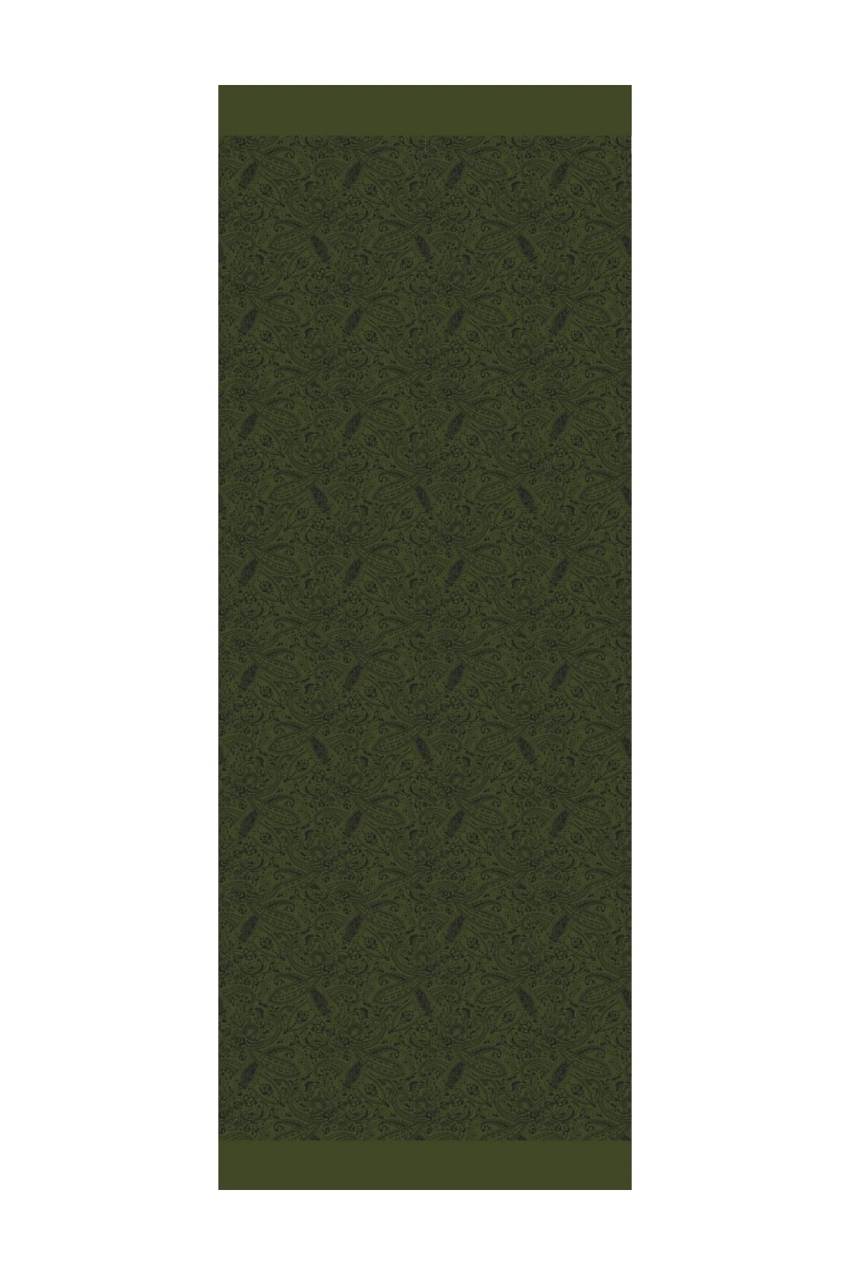 Toptan Velora Desen Çift Taraflı Şal - Siyah-Haki