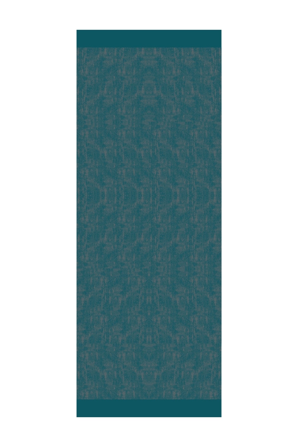 Toptan Sahra Desen Çift Taraflı Şal - Koyu Gri-Zümrüt