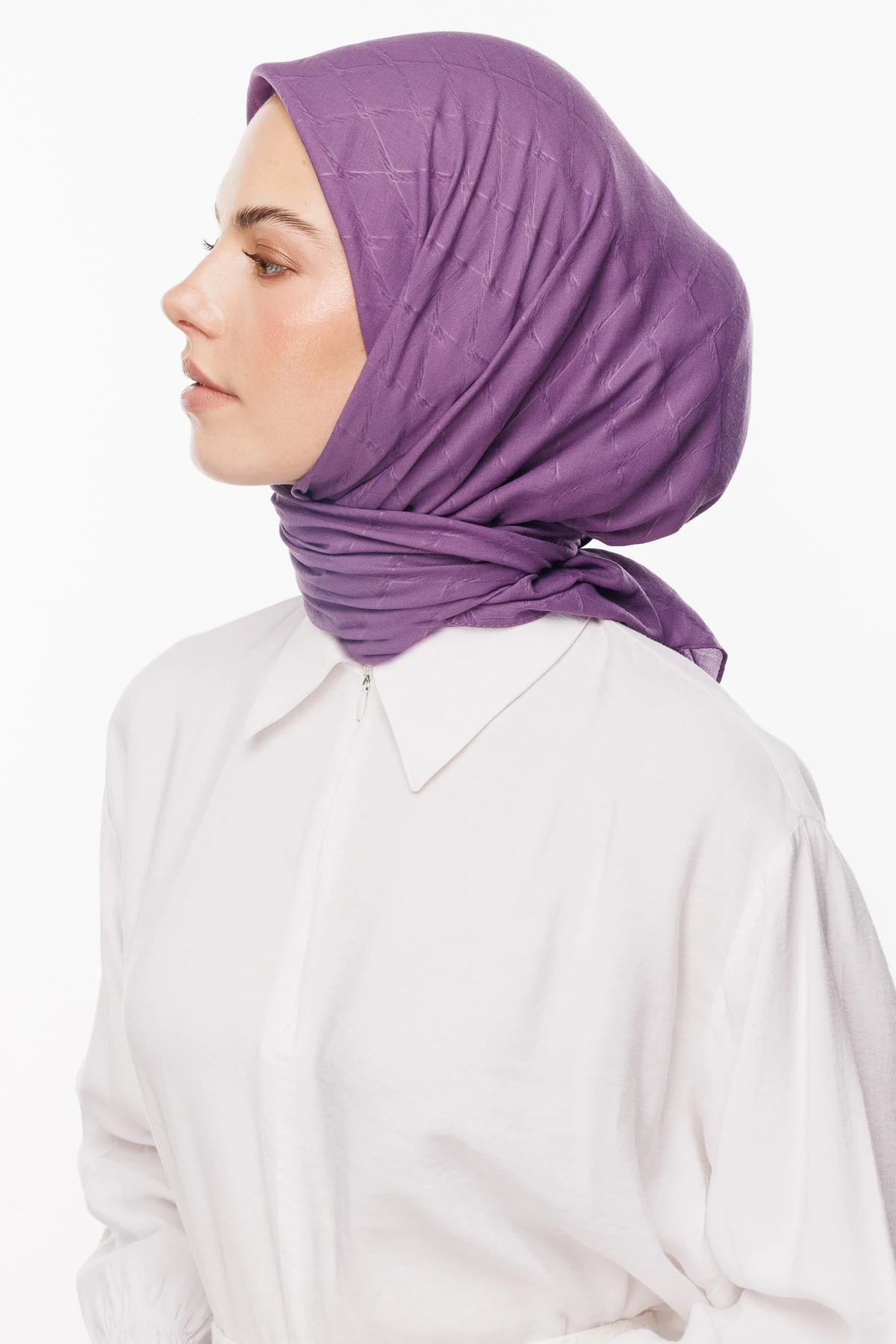 Toptan Bambu Jakar Eşarp - Menekşe