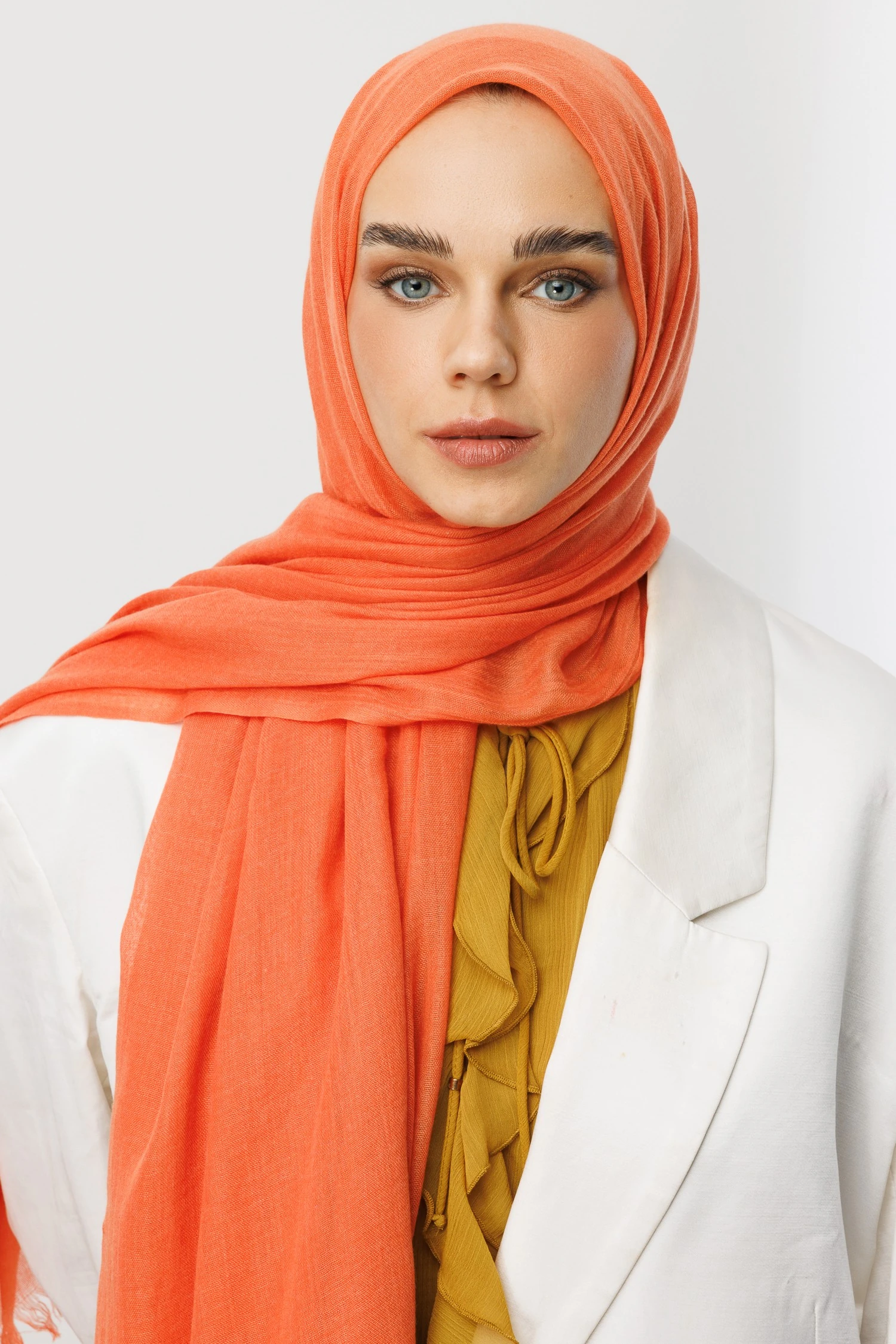 Toptan Dubai Şal - Mercan