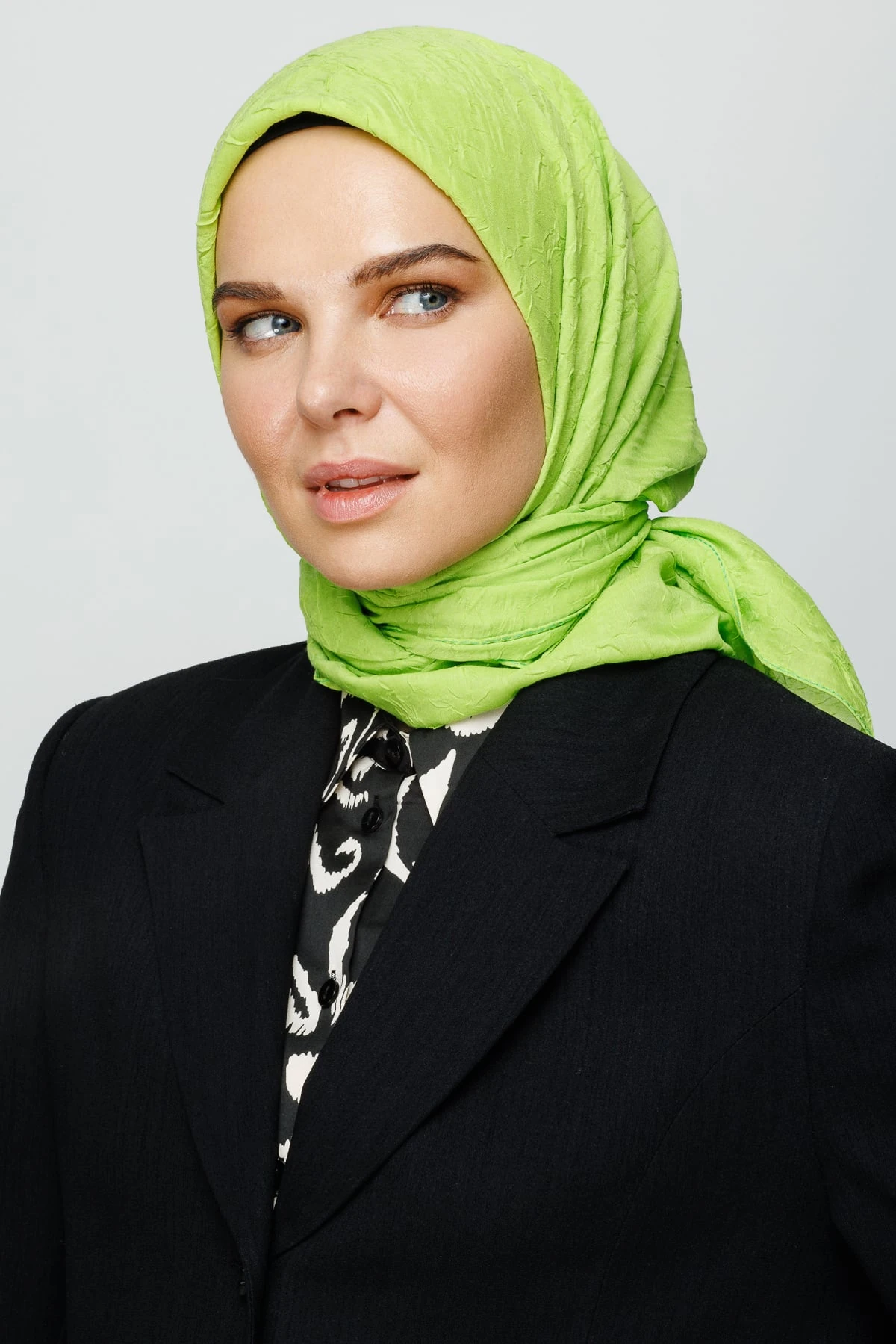 Toptan Bambu Eşarp - Fıstık Yeşili