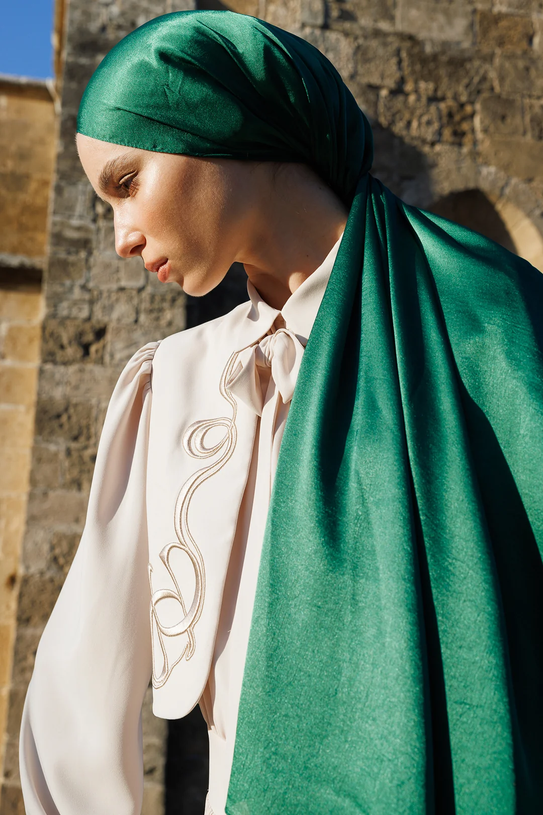 Toptan Diamond Aura Şal - Yeşim