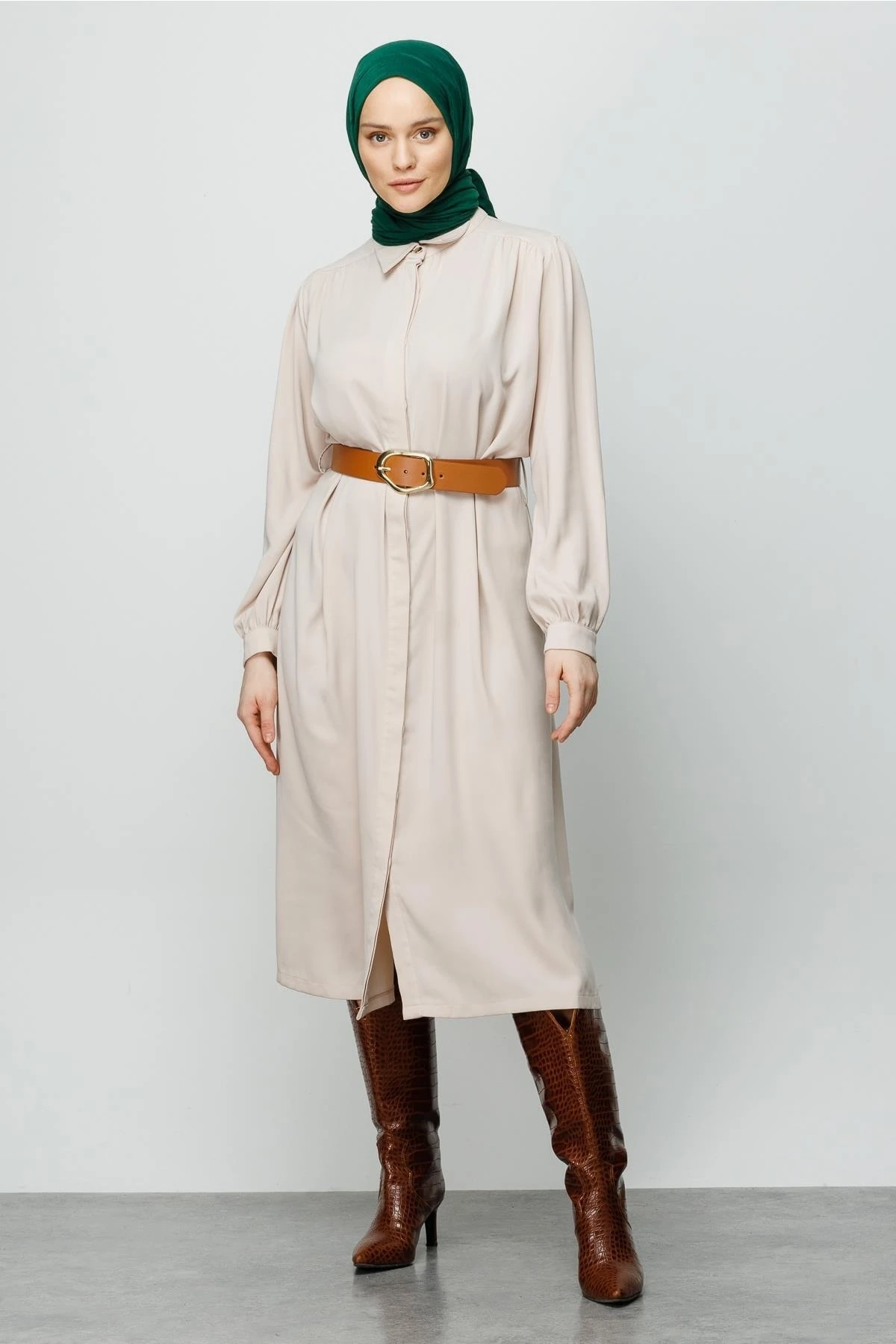 Cotton Crinkle Shawl - Emerald